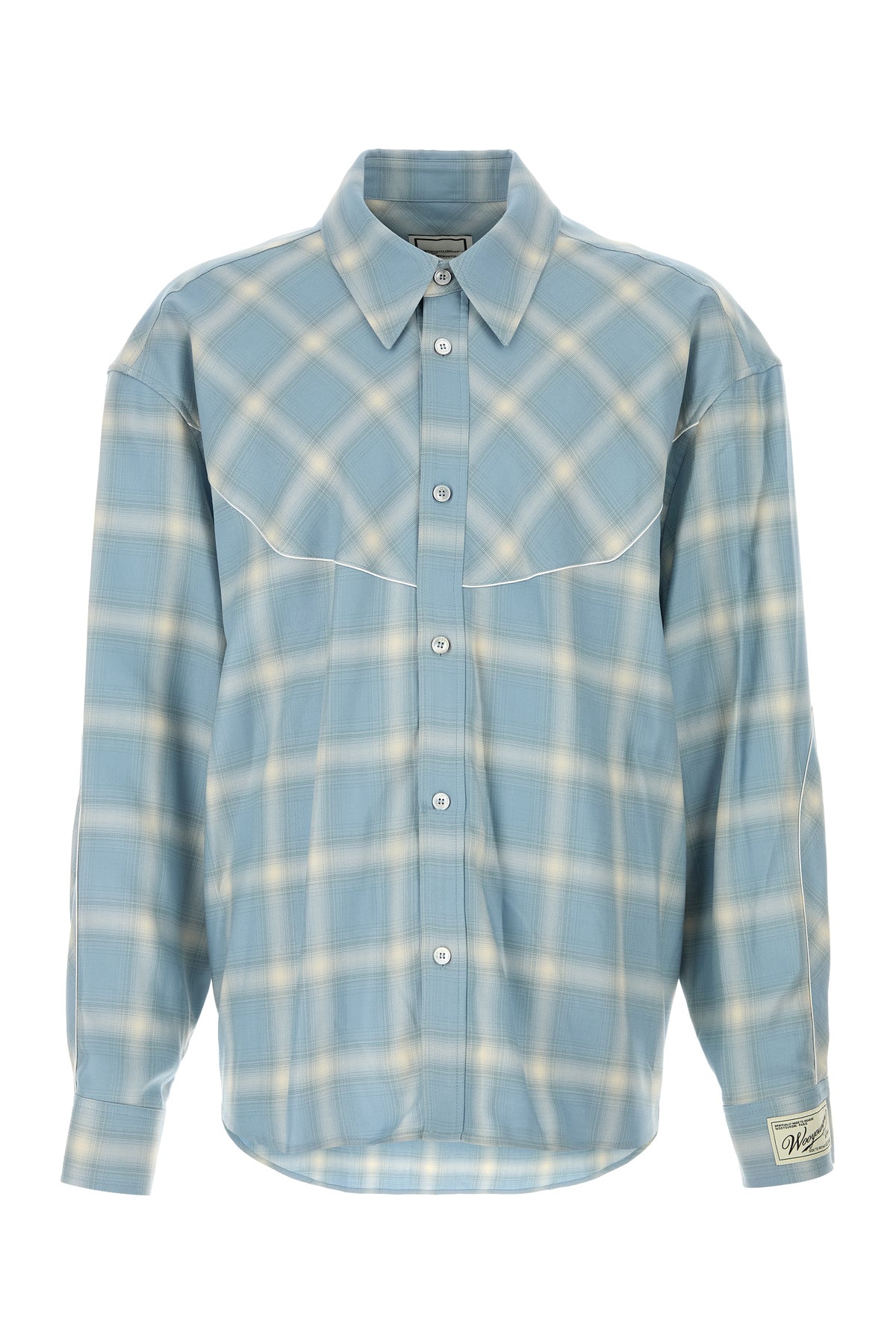 WOOYOUNGMI Camicia oversize in jersey ricamato