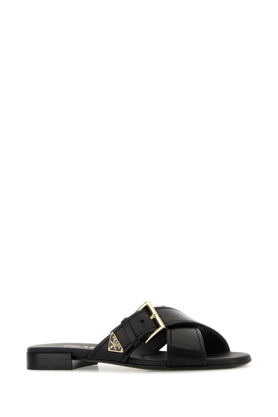 Prada Slippers in pelle nera, view 2