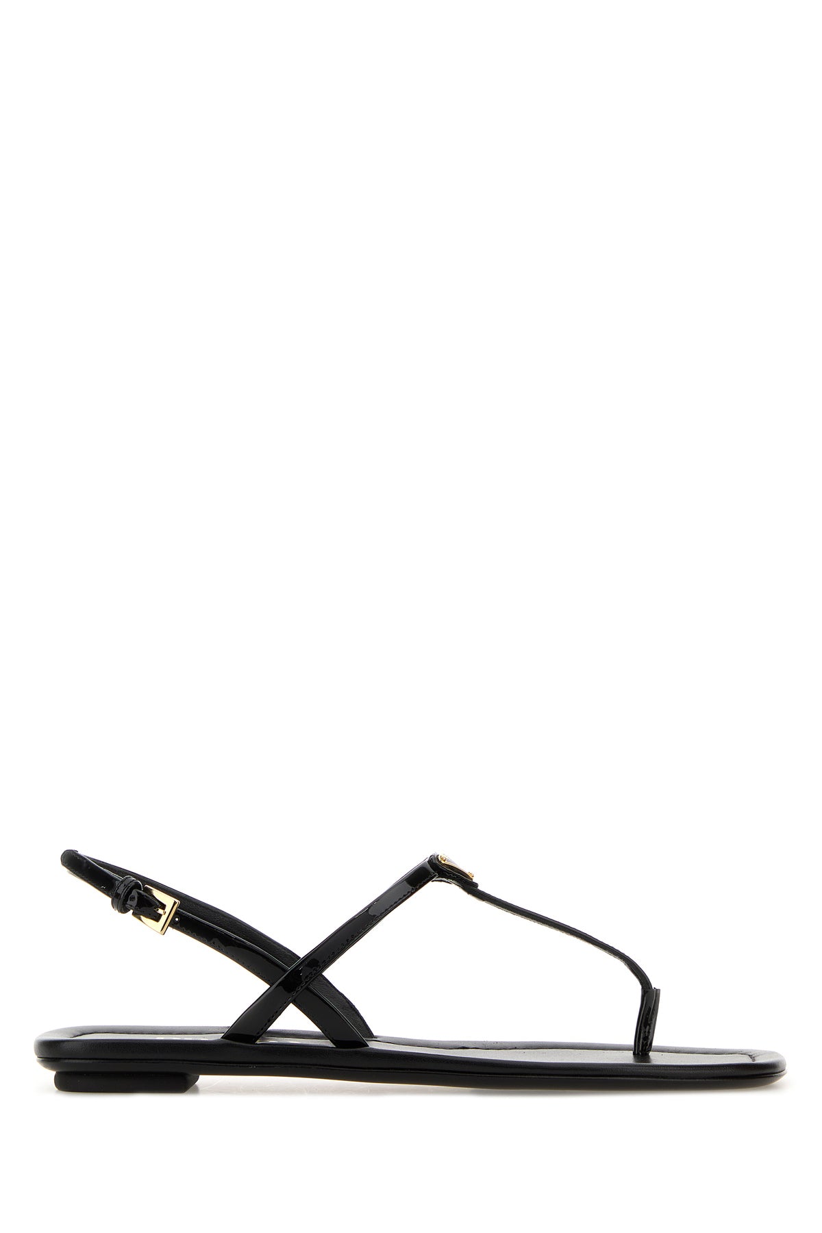 Prada Sandali infradito in pelle nera