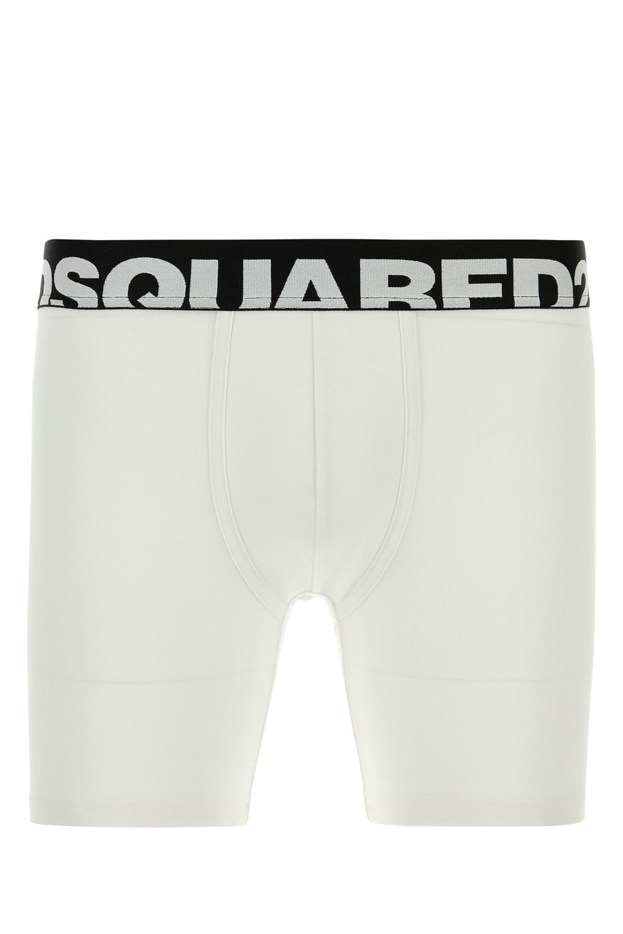 Dsquared2 Boxer in cotone stretch bianco