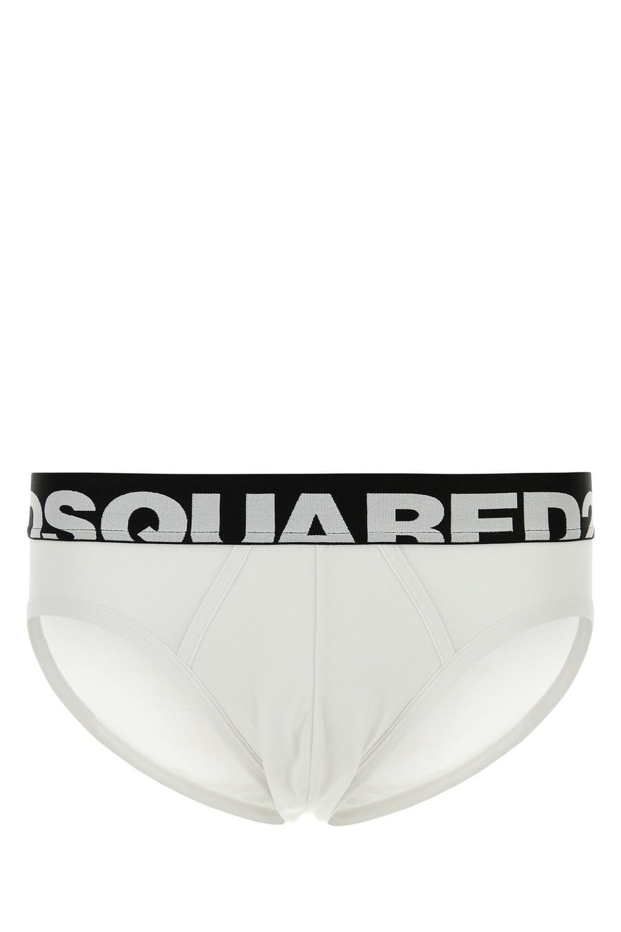 Dsquared2 Slip in cotone stretch bianco