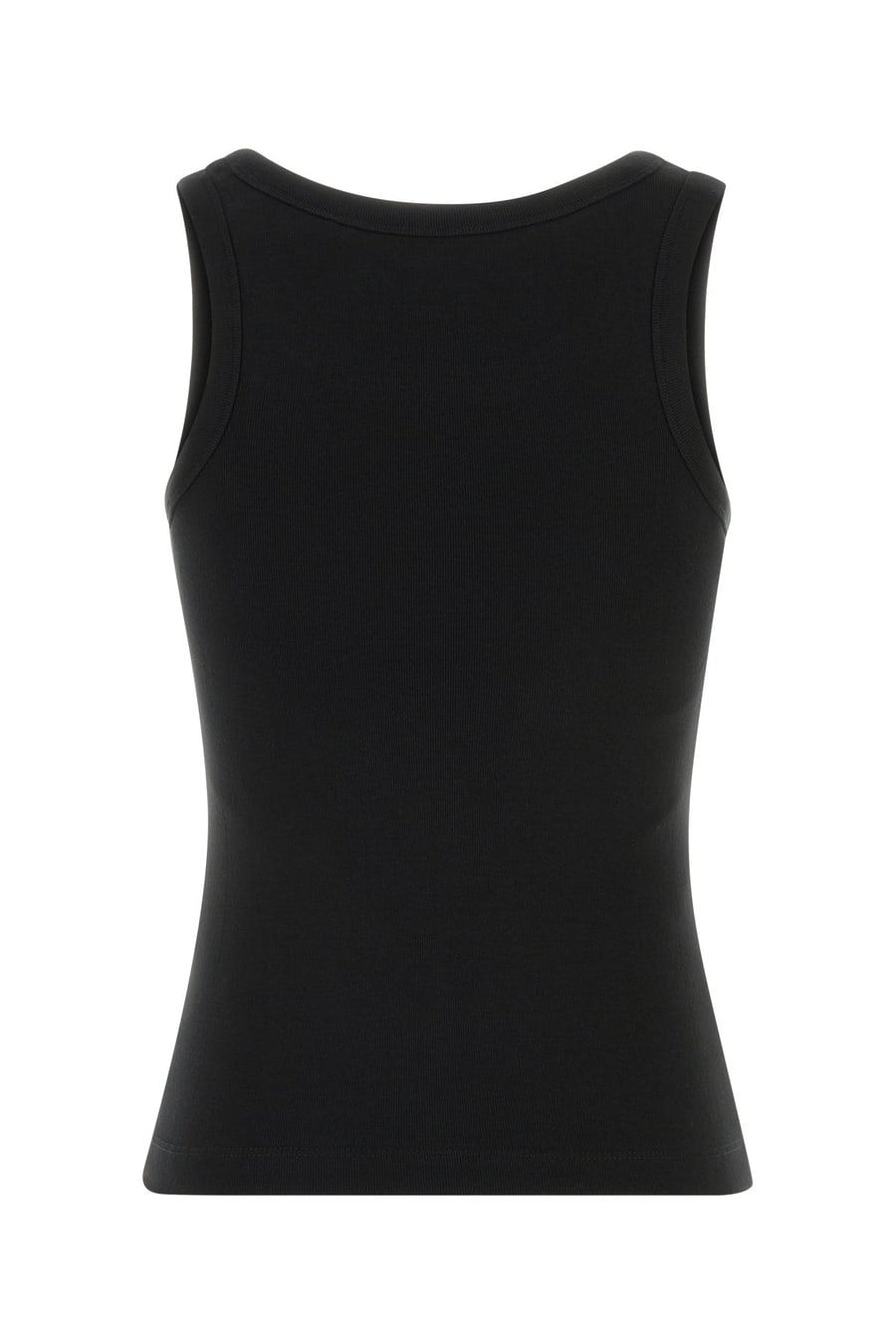 KENZO Canotta in cotone stretch nero, view 2