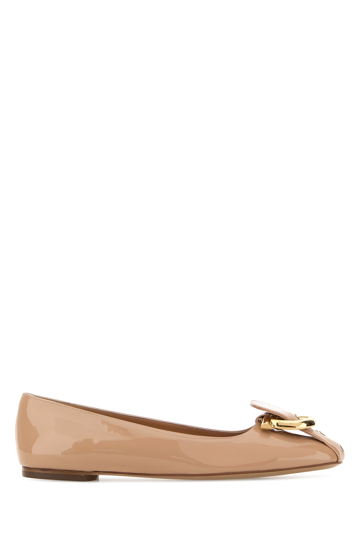 Ferragamo Ballerine Oxide in pelle rosa carne