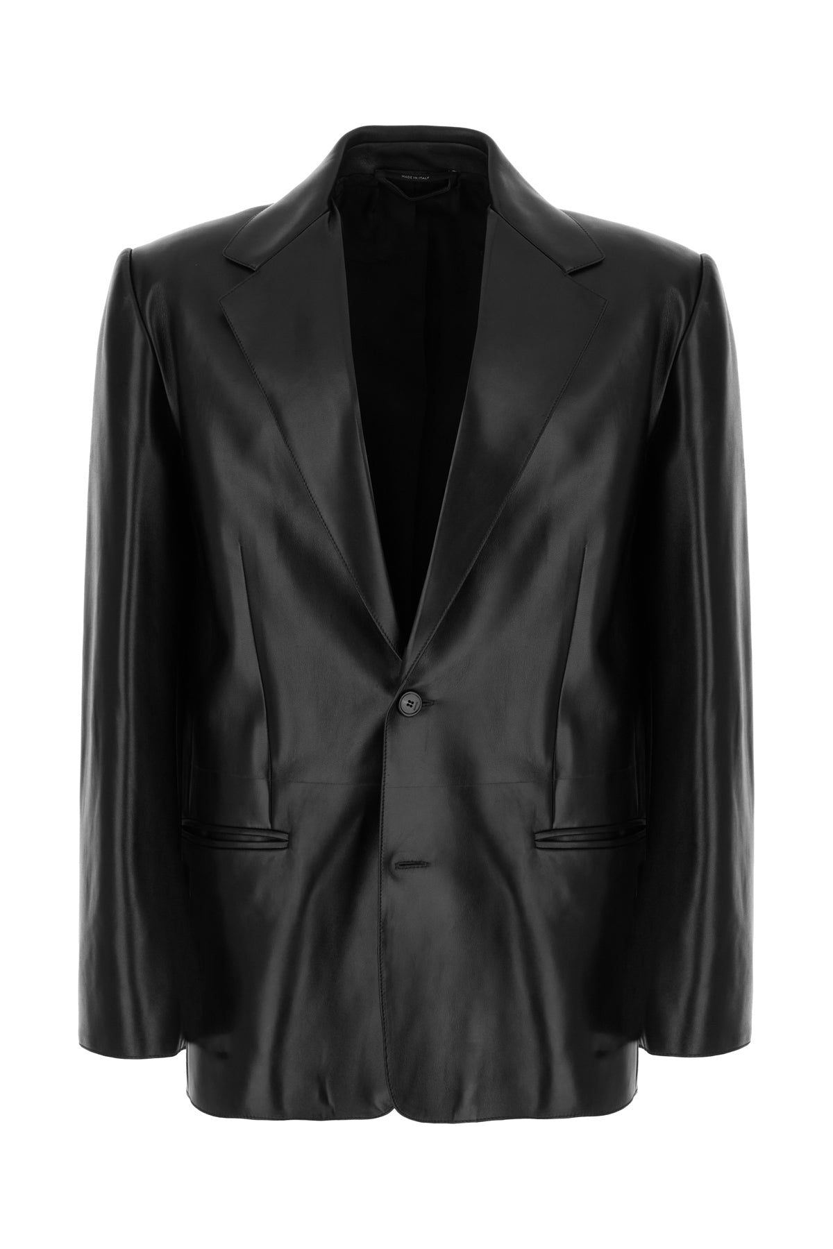 Gucci Giacca in pelle nera