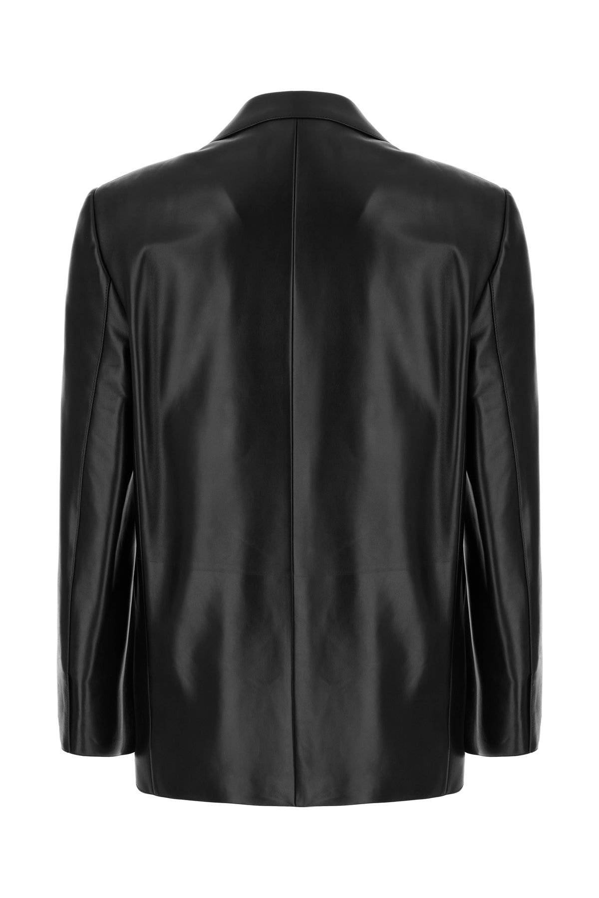 Gucci Giacca in pelle nera, view 2