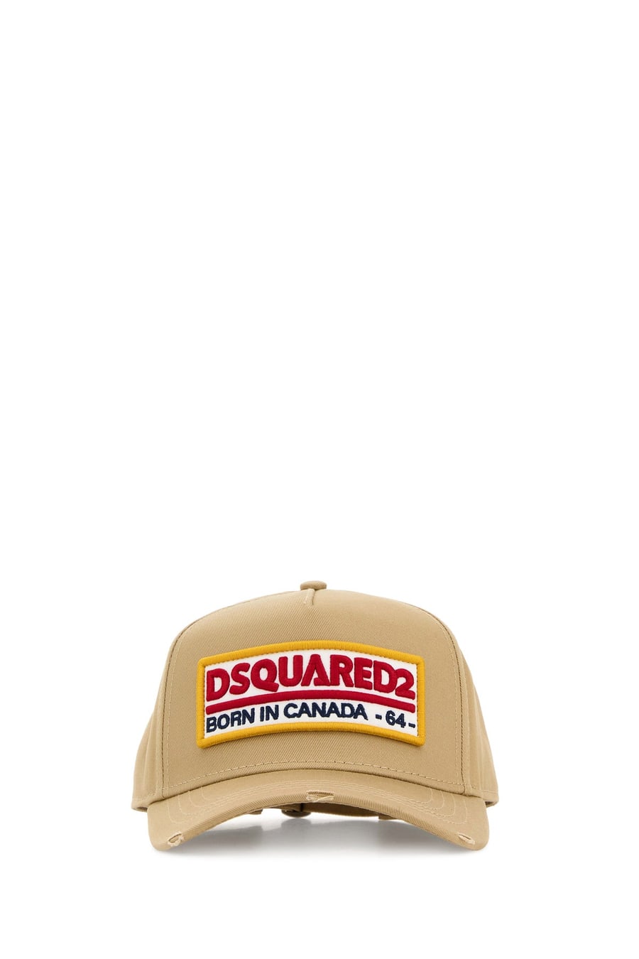 Dsquared2 Cappello da baseball in cotone beige