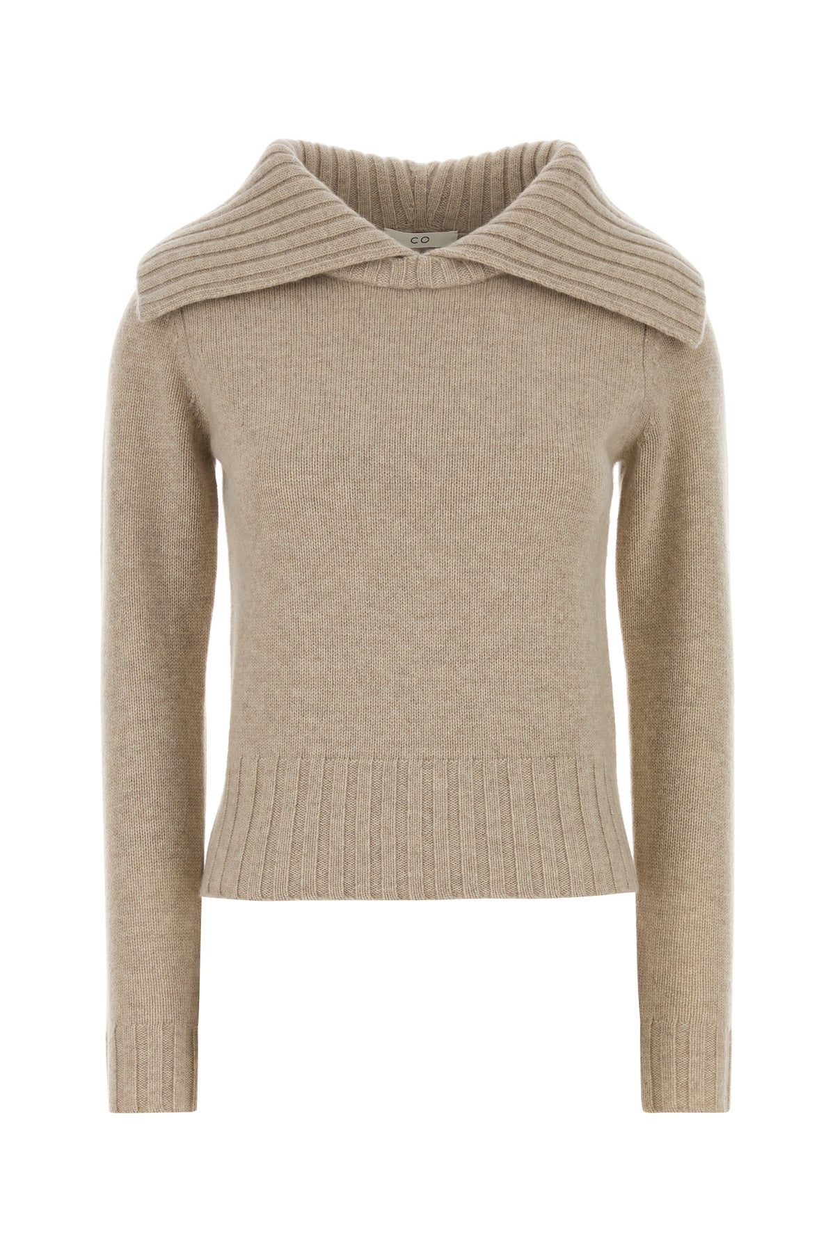 CO Maglione in cashmere beige