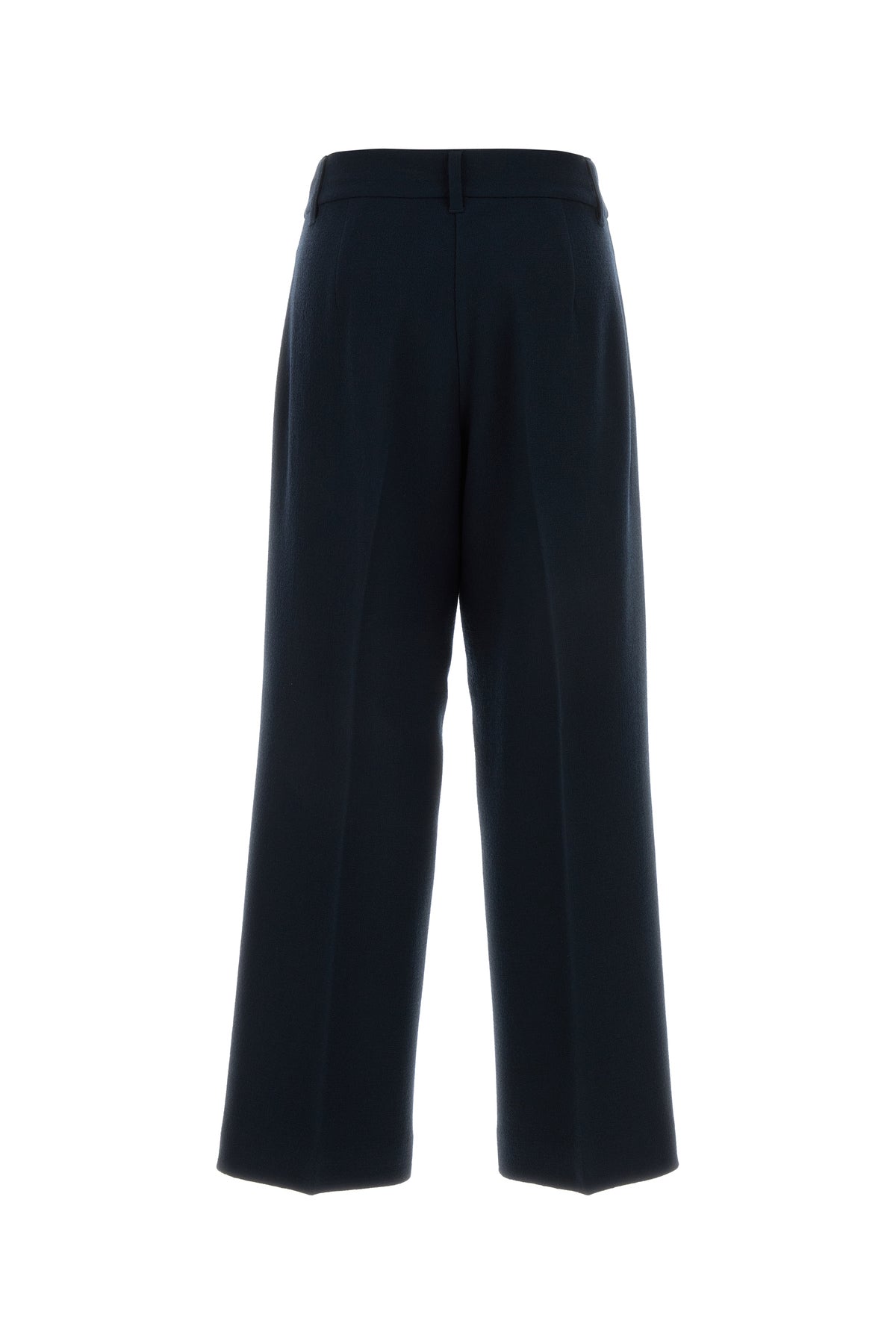 Max Mara Pantalone Estro in lana blu notte, view 2