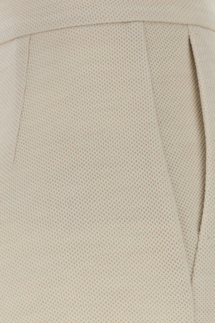 Max Mara Pantalone Attinia in lana avorio, view 3