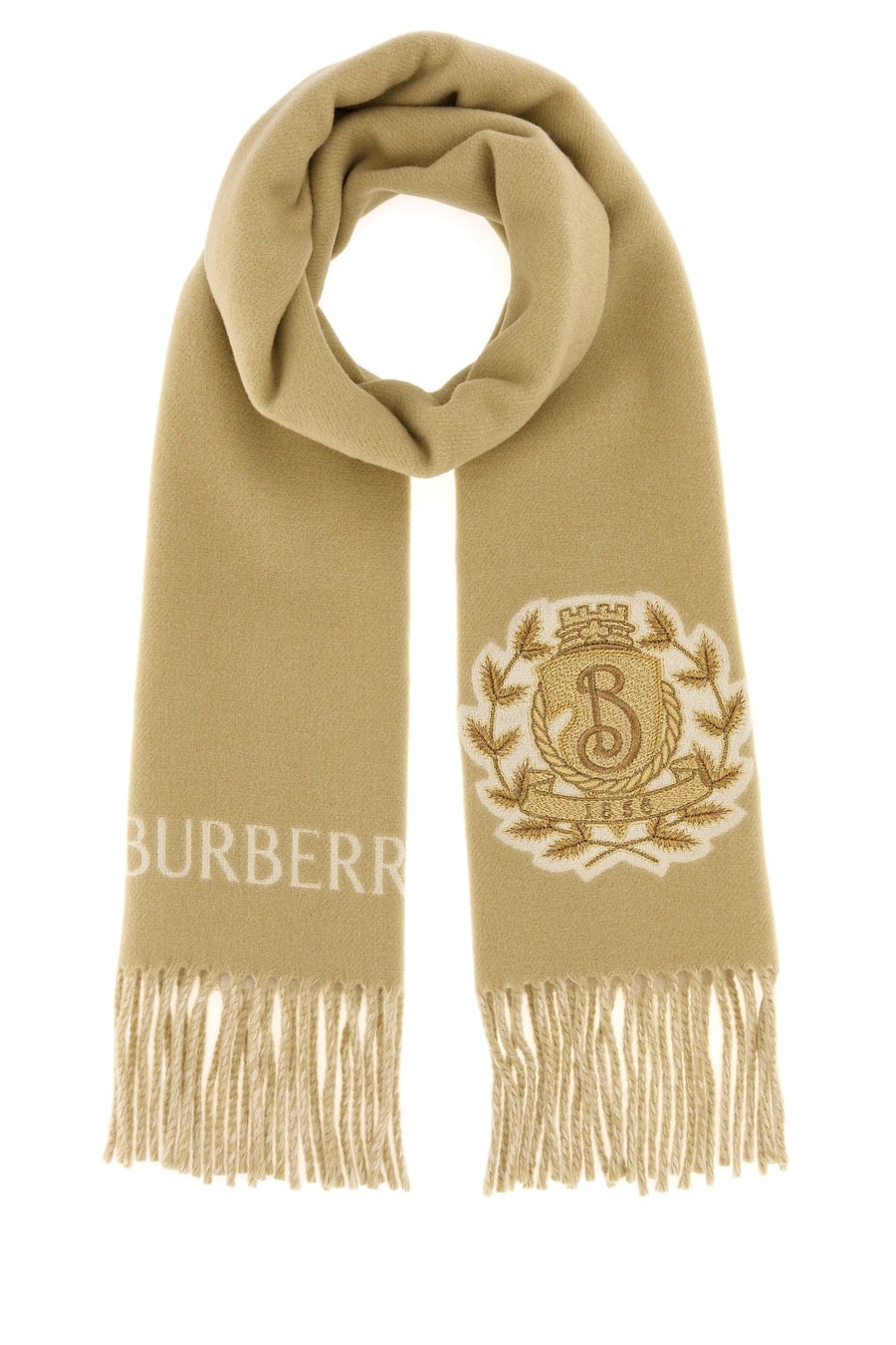 Burberry Sciarpa in cashmere beige