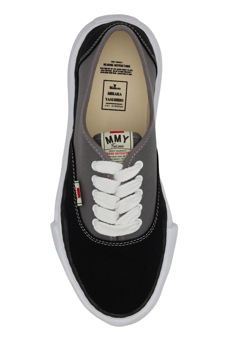 MAISON MIHARA YASUHIRO Sneakers in tela bicolor, view 4