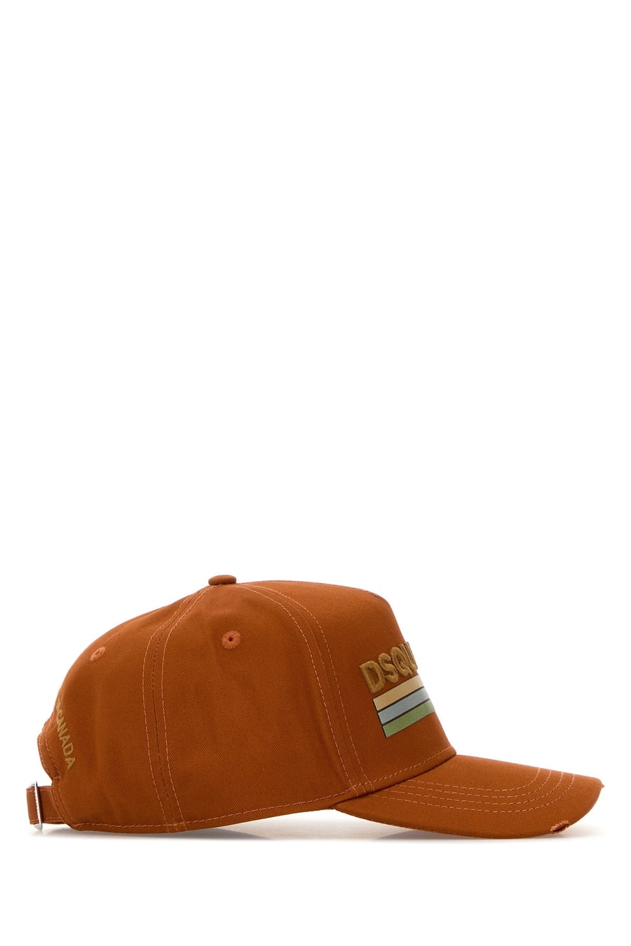 Dsquared2 Cappello da baseball in cotone arancione, view 2