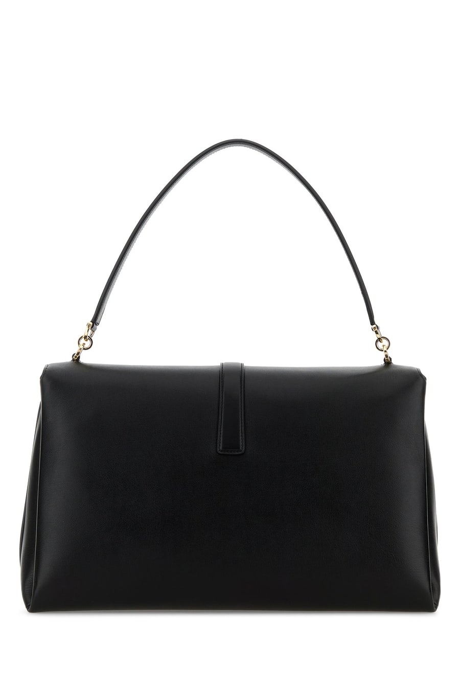 Ferragamo Borsa a spalla in pelle nera, view 3