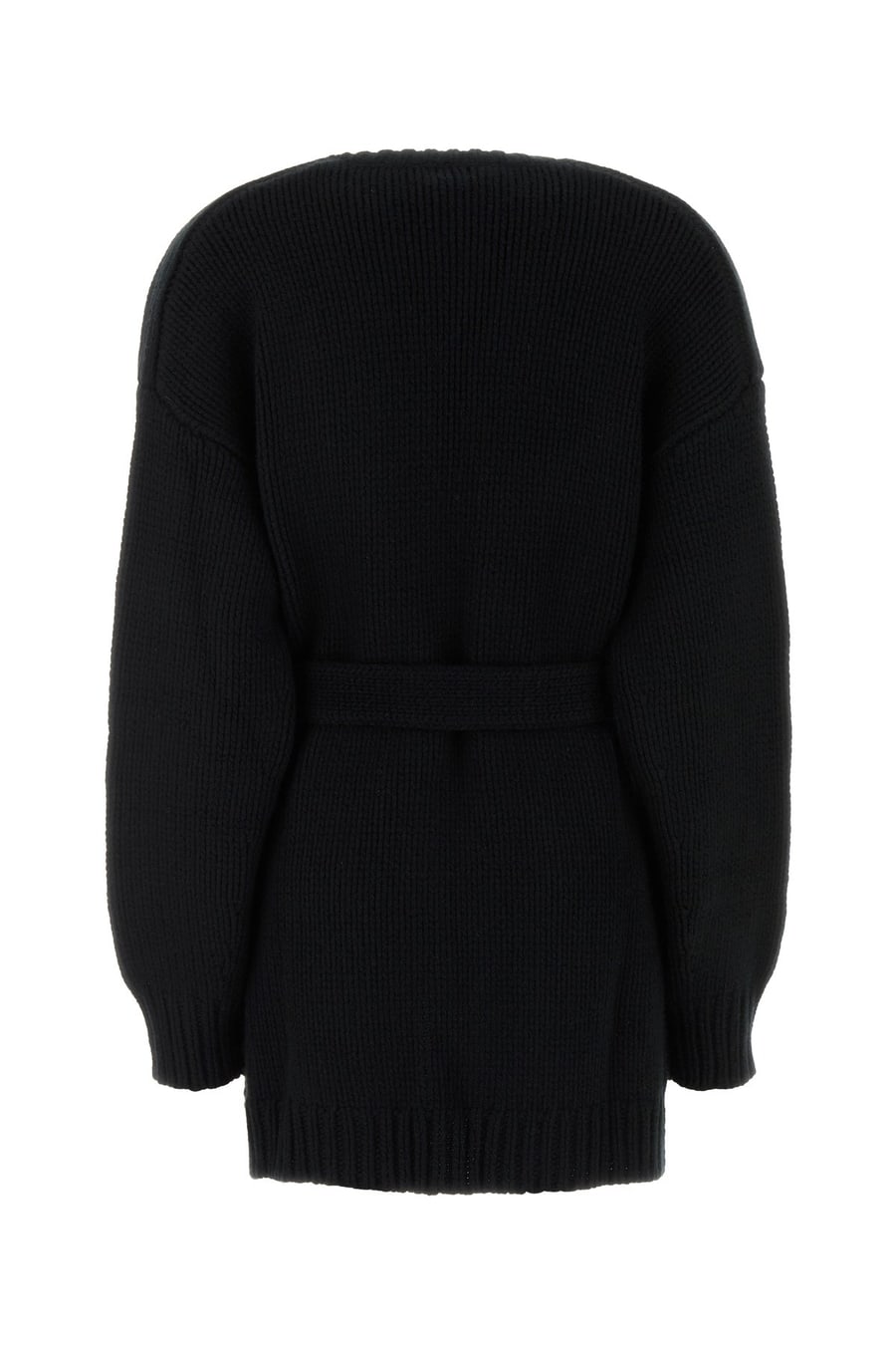 LE KASHA Cardigan Berlin in cashmere nero, view 2