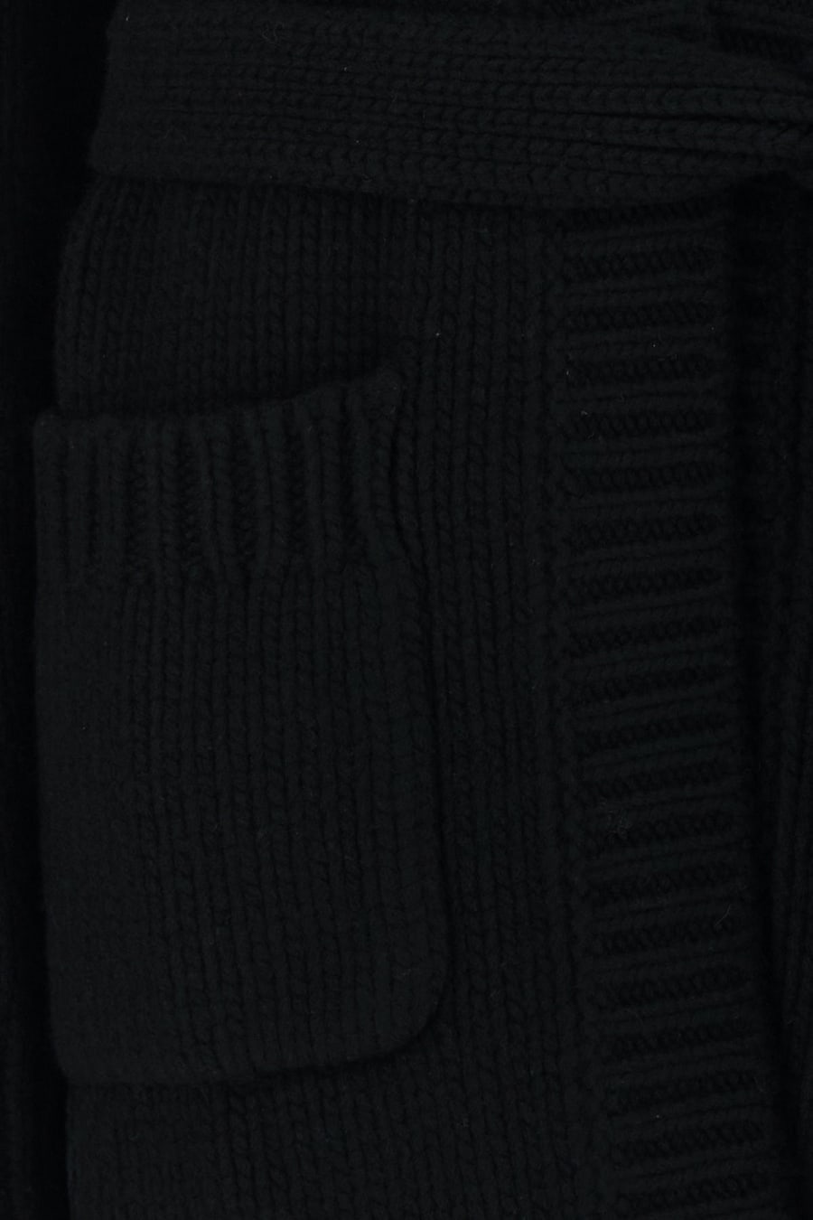 LE KASHA Cardigan Berlin in cashmere nero, view 3
