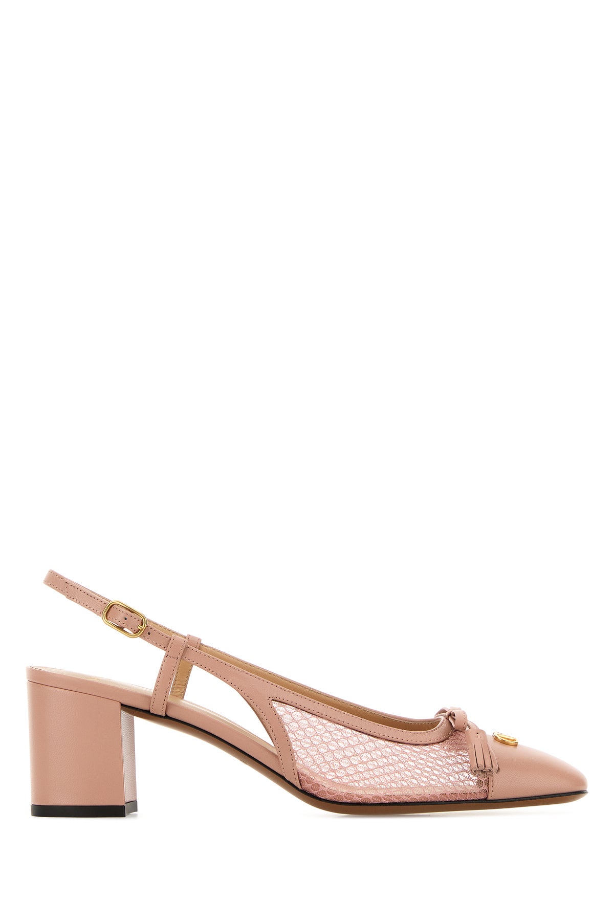 Valentino Garavani Scarpe con tacco VLogo Signature in rete rosa