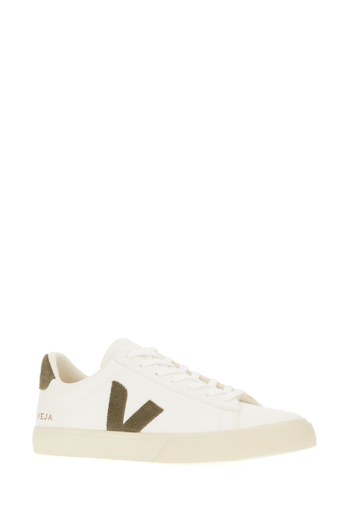 VEJA Sneakers Campo in pelle bianca, view 2