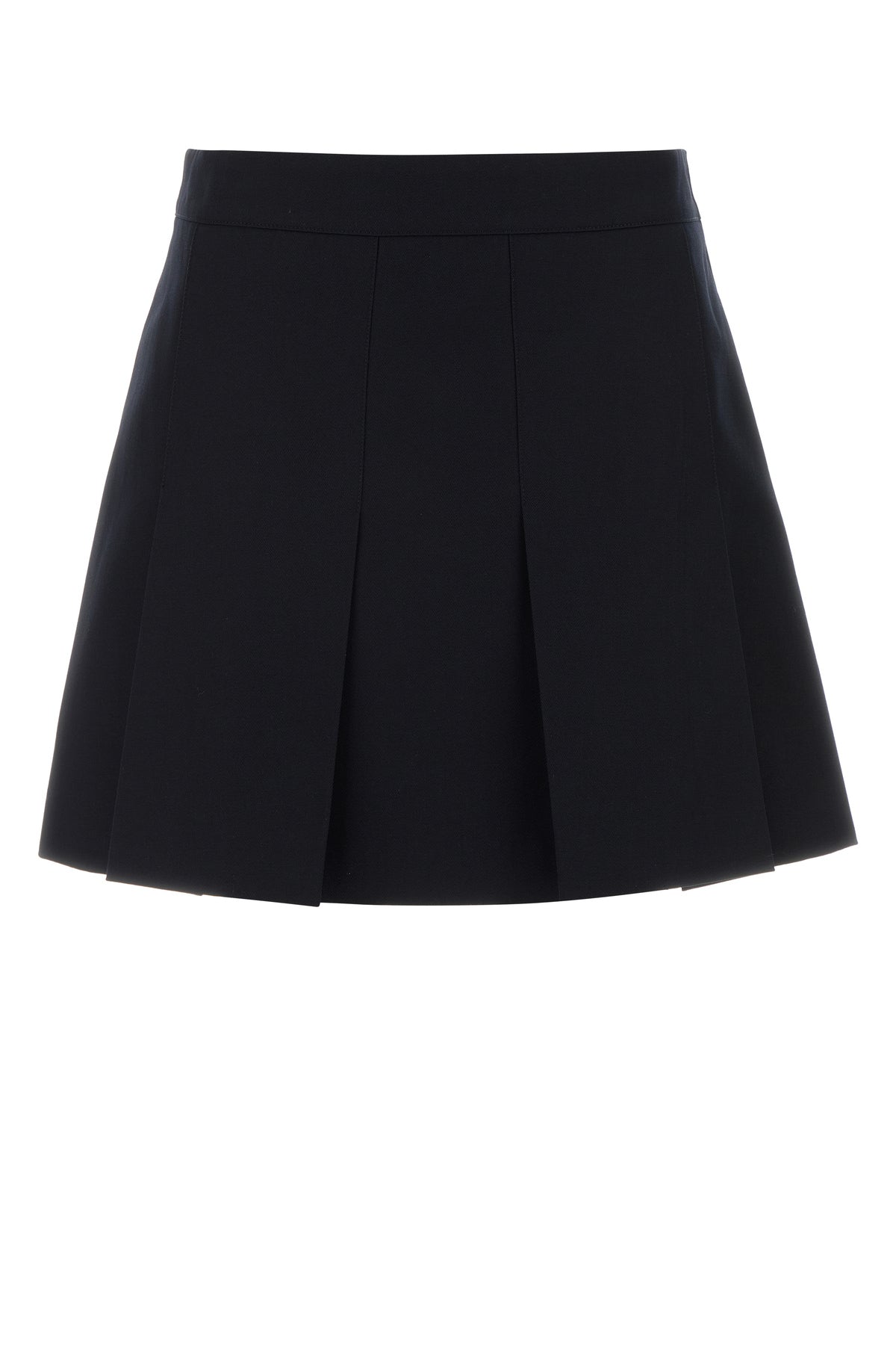 A.P.C. Minigonna Jupe in twill blu navy
