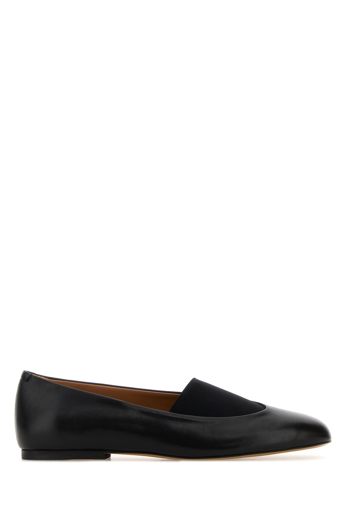 Jil Sander Ballerine Elyss in pelle nera