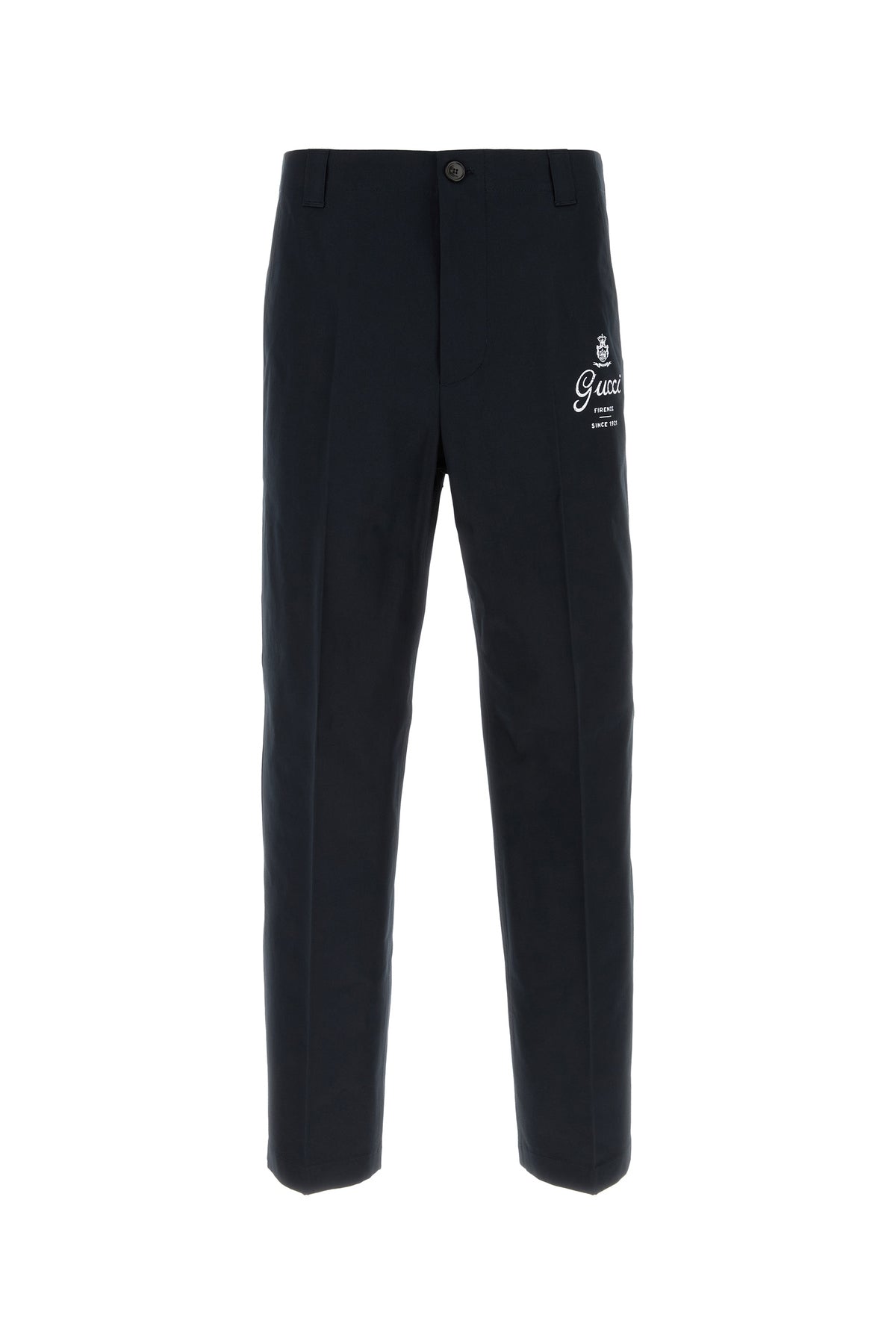 Gucci Pantalone in twill blu notte
