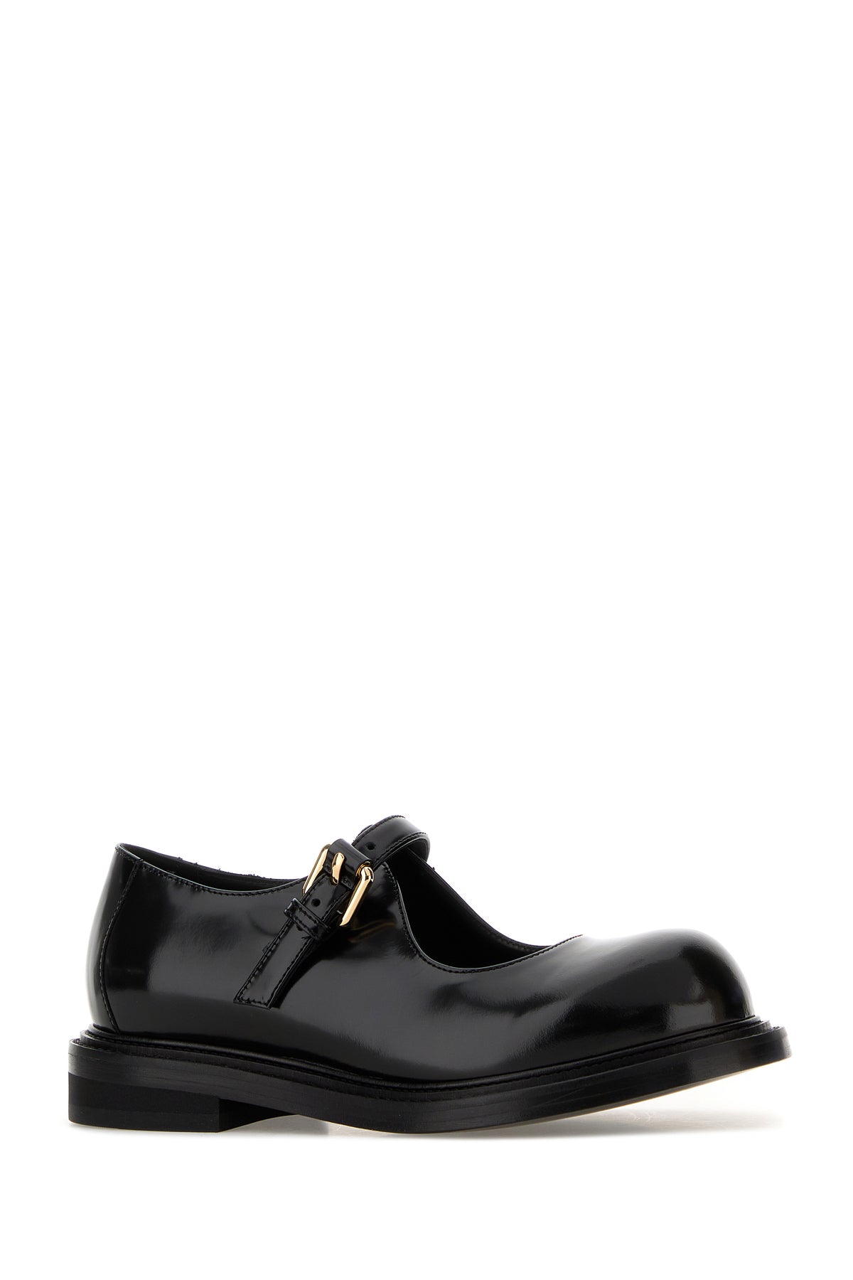 Moschino Ballerine Olivia in pelle nera, view 2