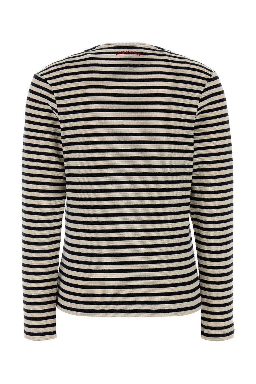 Alexander McQueen T-shirt in cotone stretch ricamato, view 2
