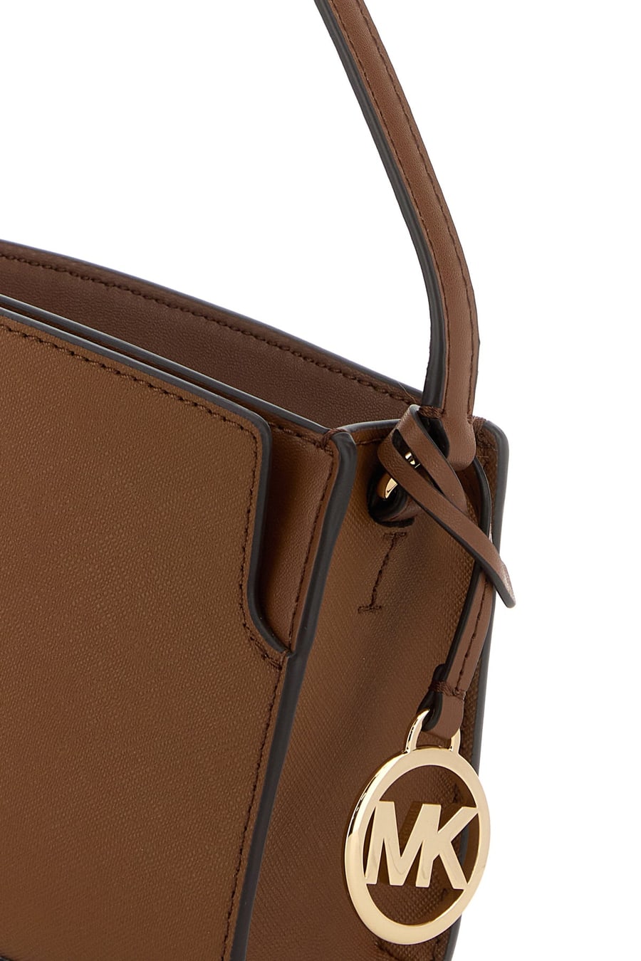 MICHAEL BY MICHAEL KORS Borsa a tracolla Becca in pelle marrone, view 4