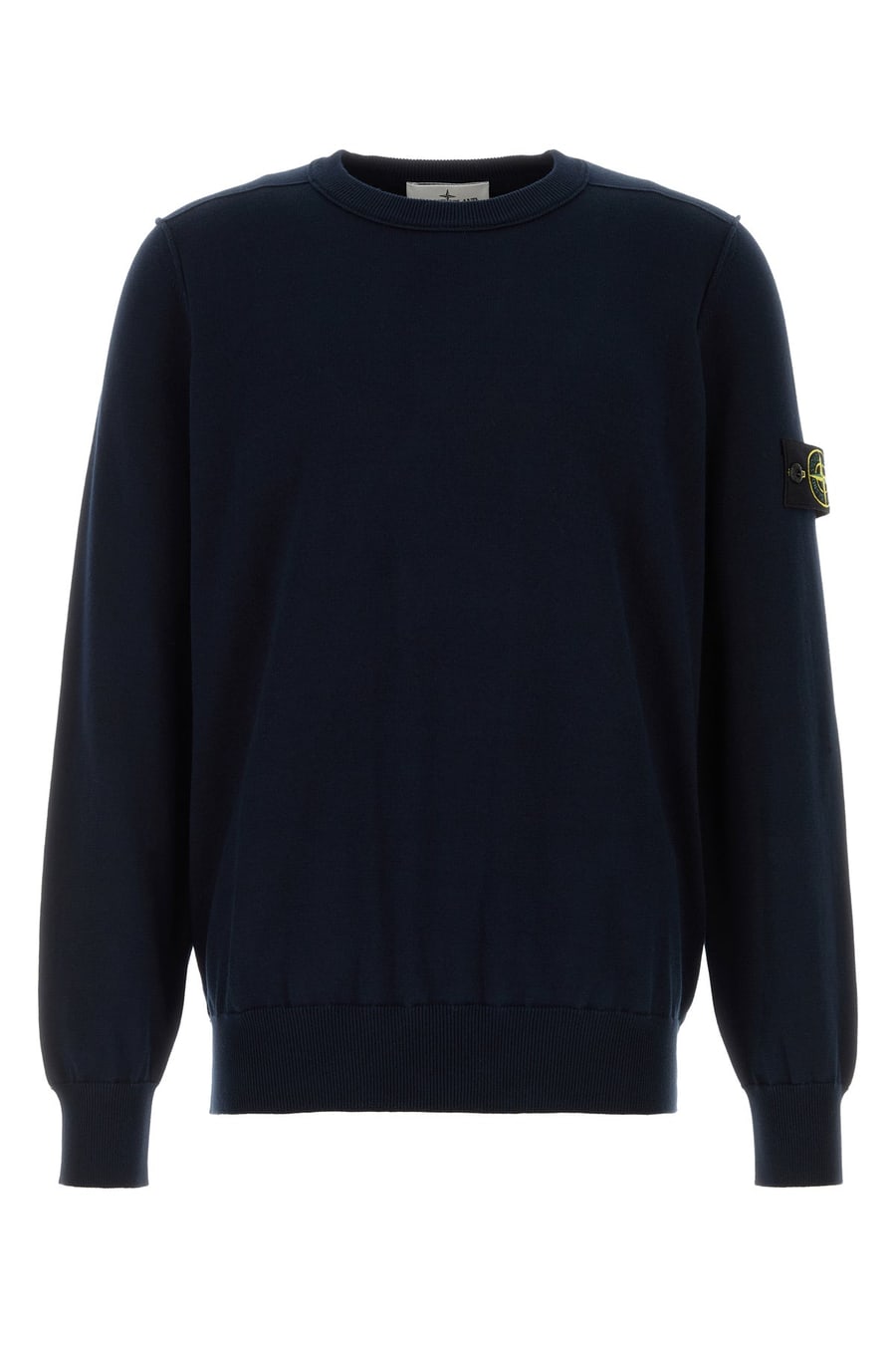 Stone Island Maglione in cotone blu notte
