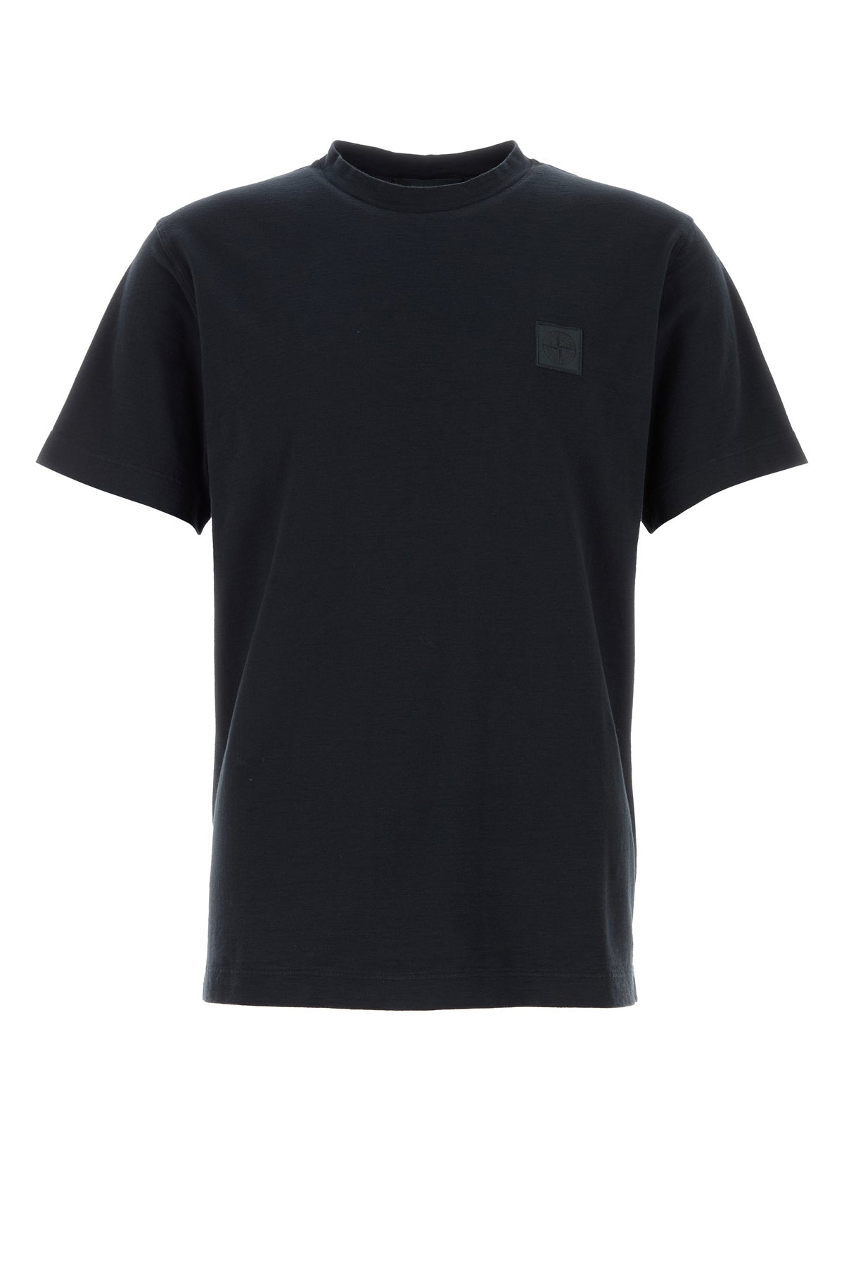 Stone Island T-shirt in cotone blu notte