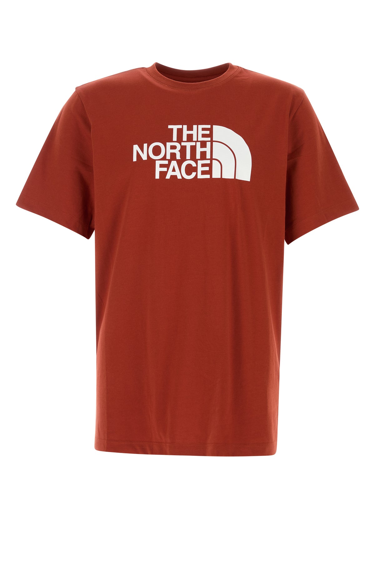 The North Face T-shirt in misto cotone rosso