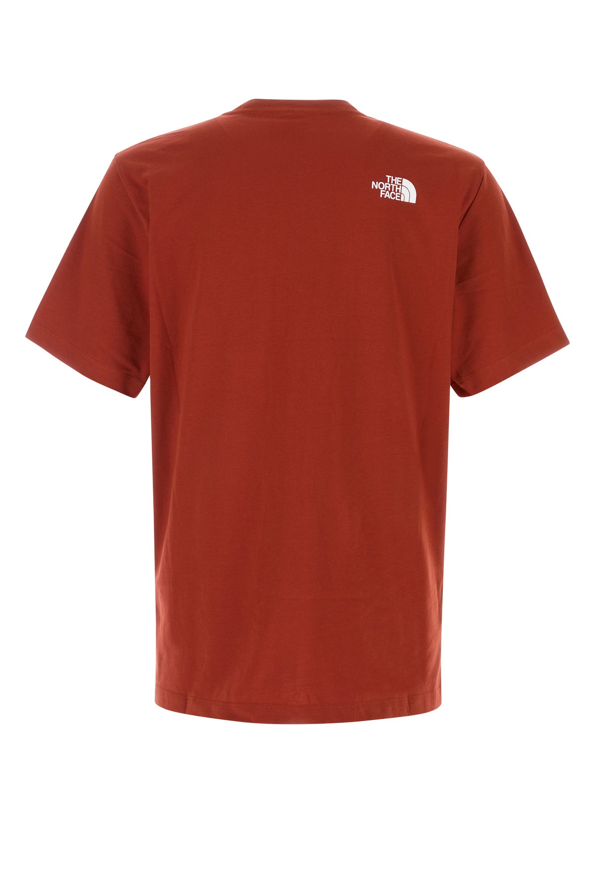 The North Face T-shirt in misto cotone rosso, view 2