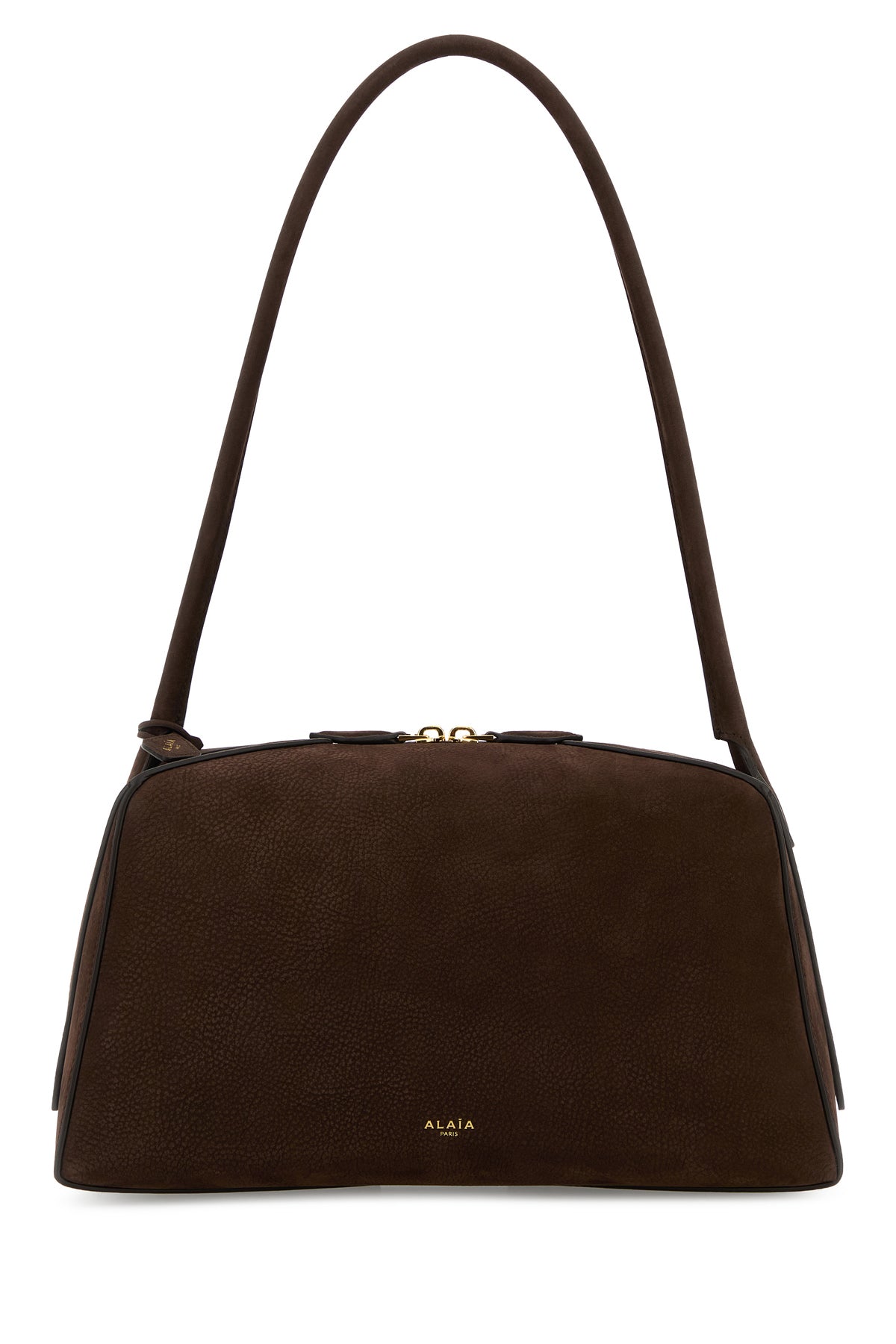 Alaïa Borsa a spalla Fonce in pelle marrone