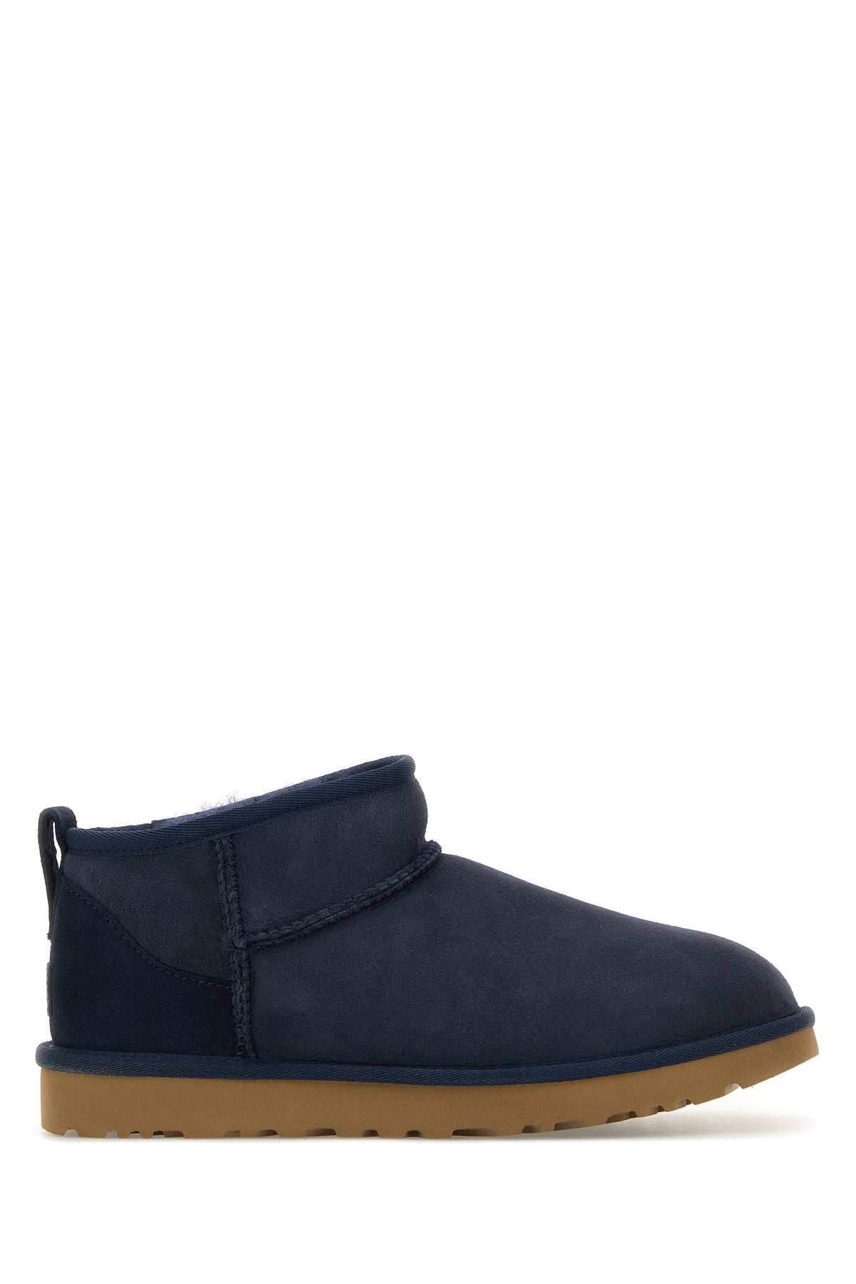 UGG Stivaletti Classic Ultra Mini in pelle scamosciata blu navy