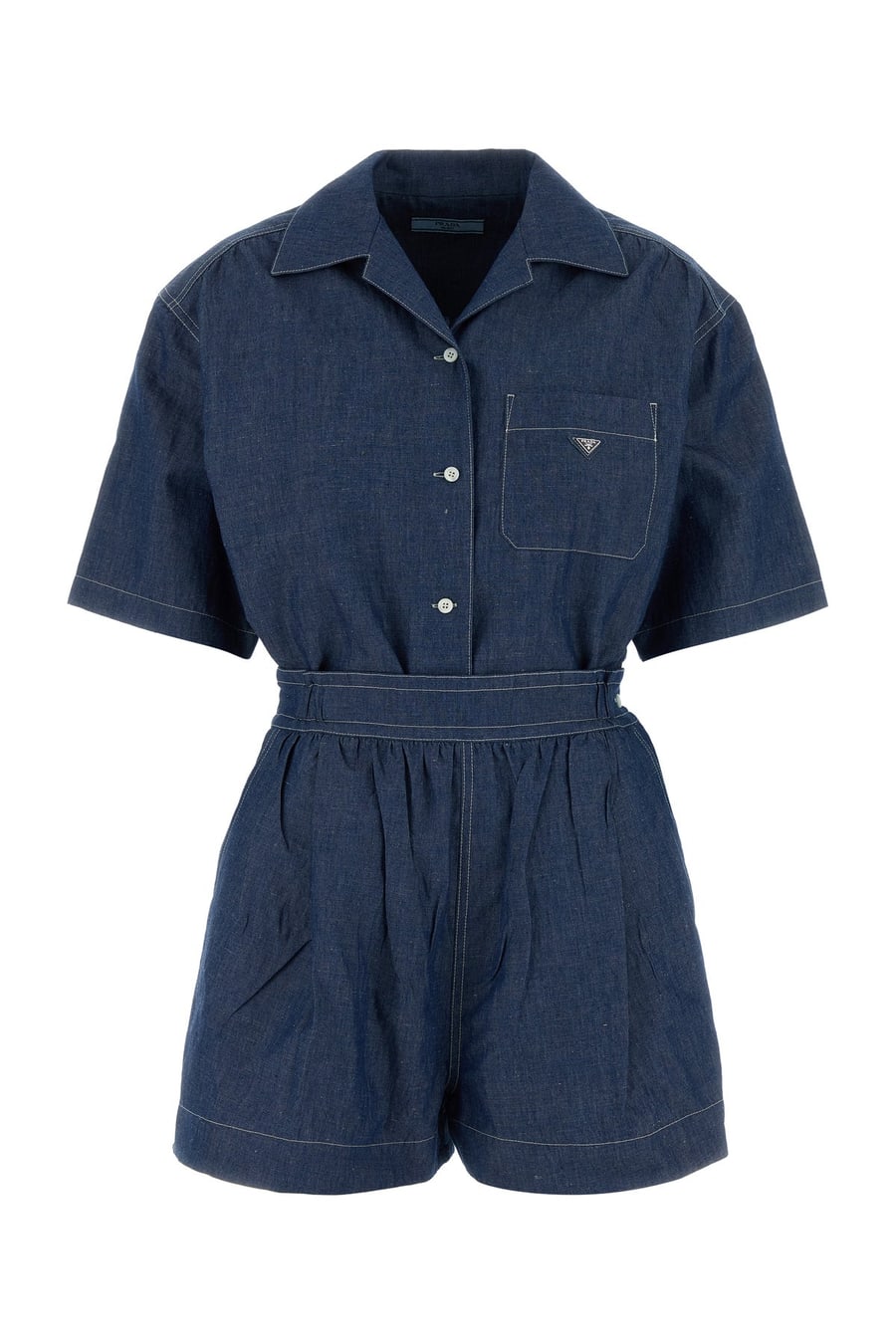 Prada Tuta in chambray blu