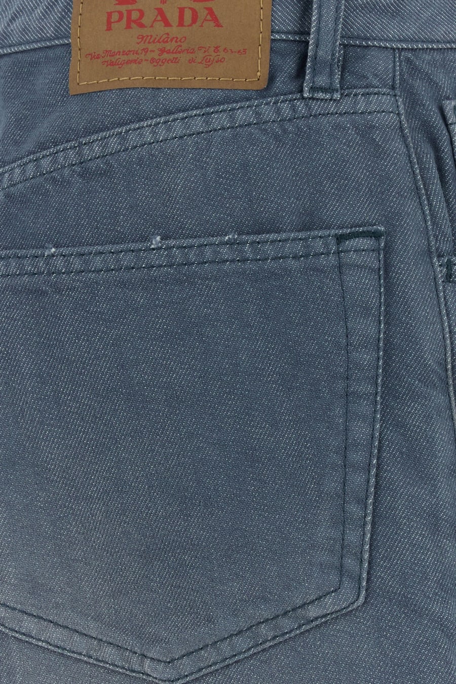 Prada Jeans in denim ceruleo, view 3
