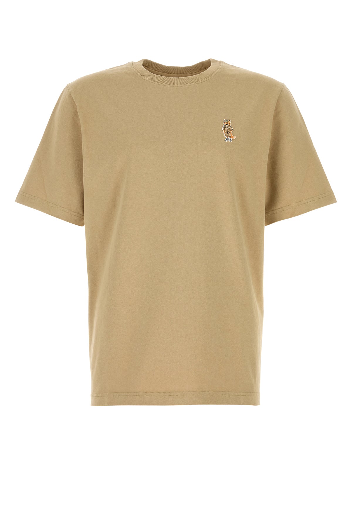 MAISON KITSUNE T-shirt in cotone beige