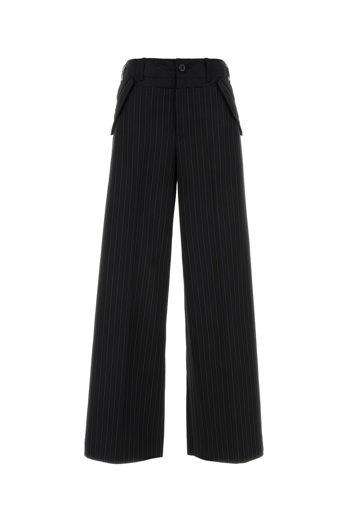 SACAI Pantalone in misto poliestere ricamato