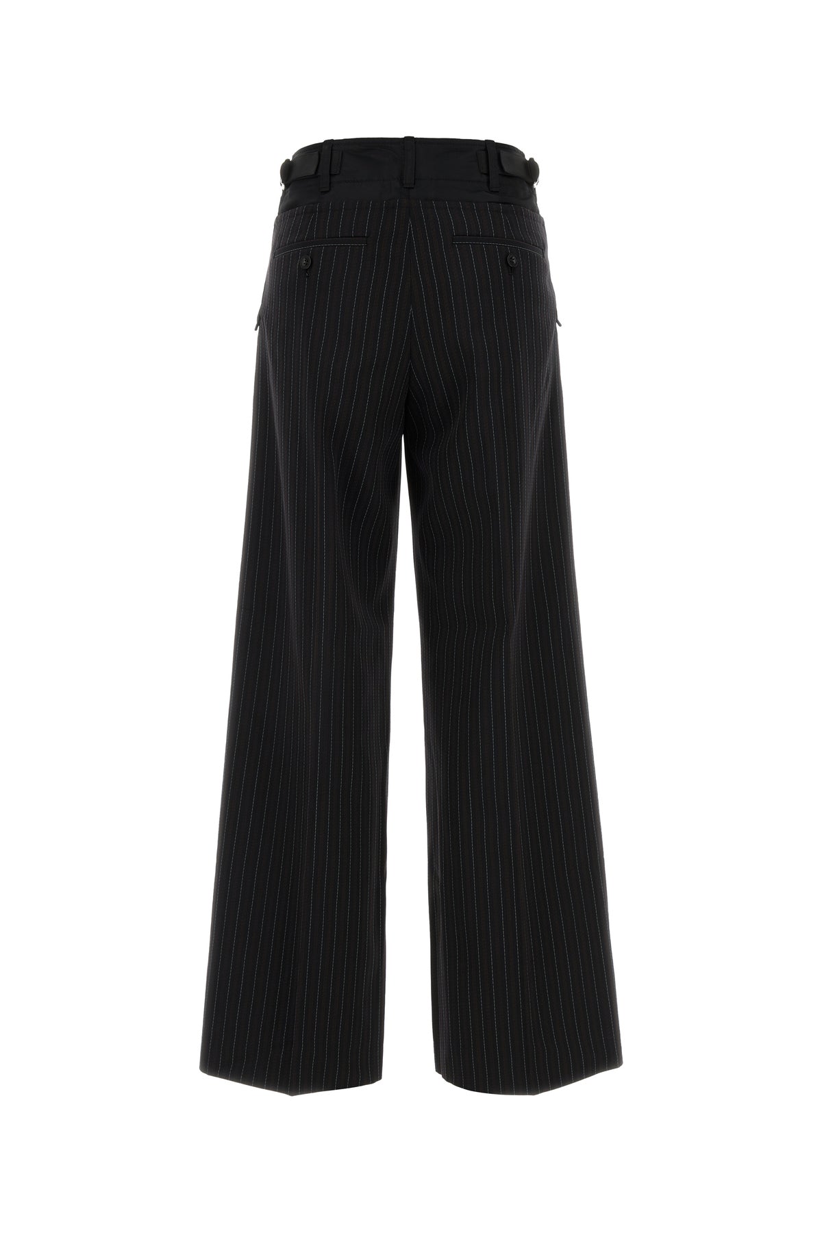 SACAI Pantalone in misto poliestere ricamato, view 2