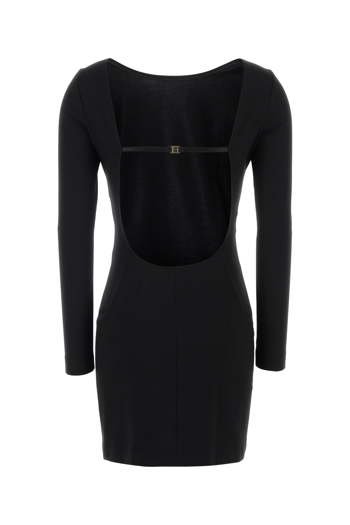 Dolce & Gabbana Mini abito in misto viscosa stretch nera, view 2