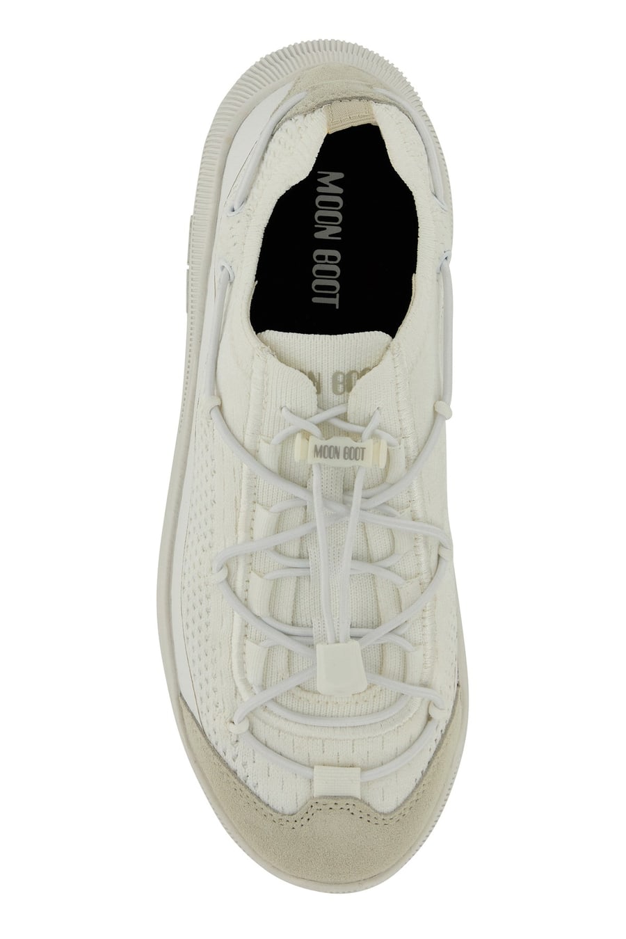 MOON BOOT Sneakers Moonlight in tessuto bianco, view 4