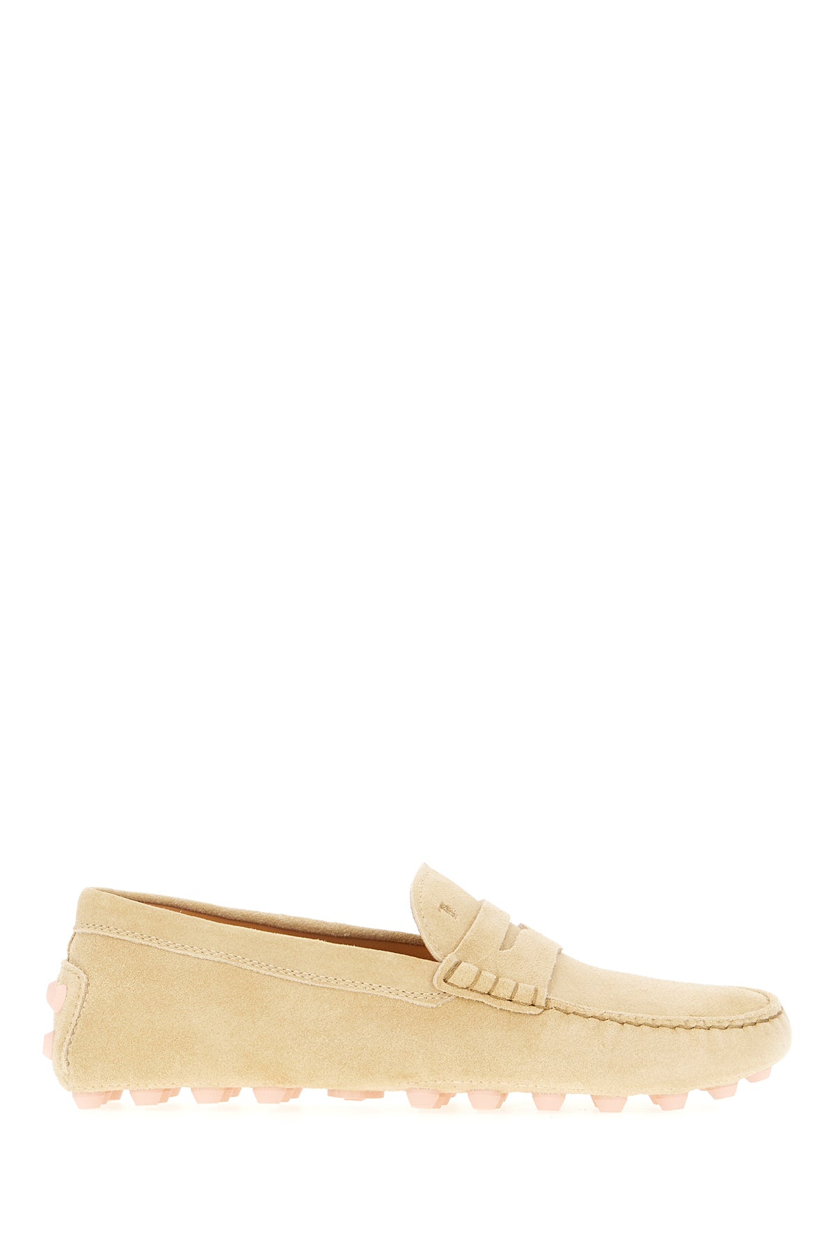 Tod's Mocassini in pelle scamosciata beige