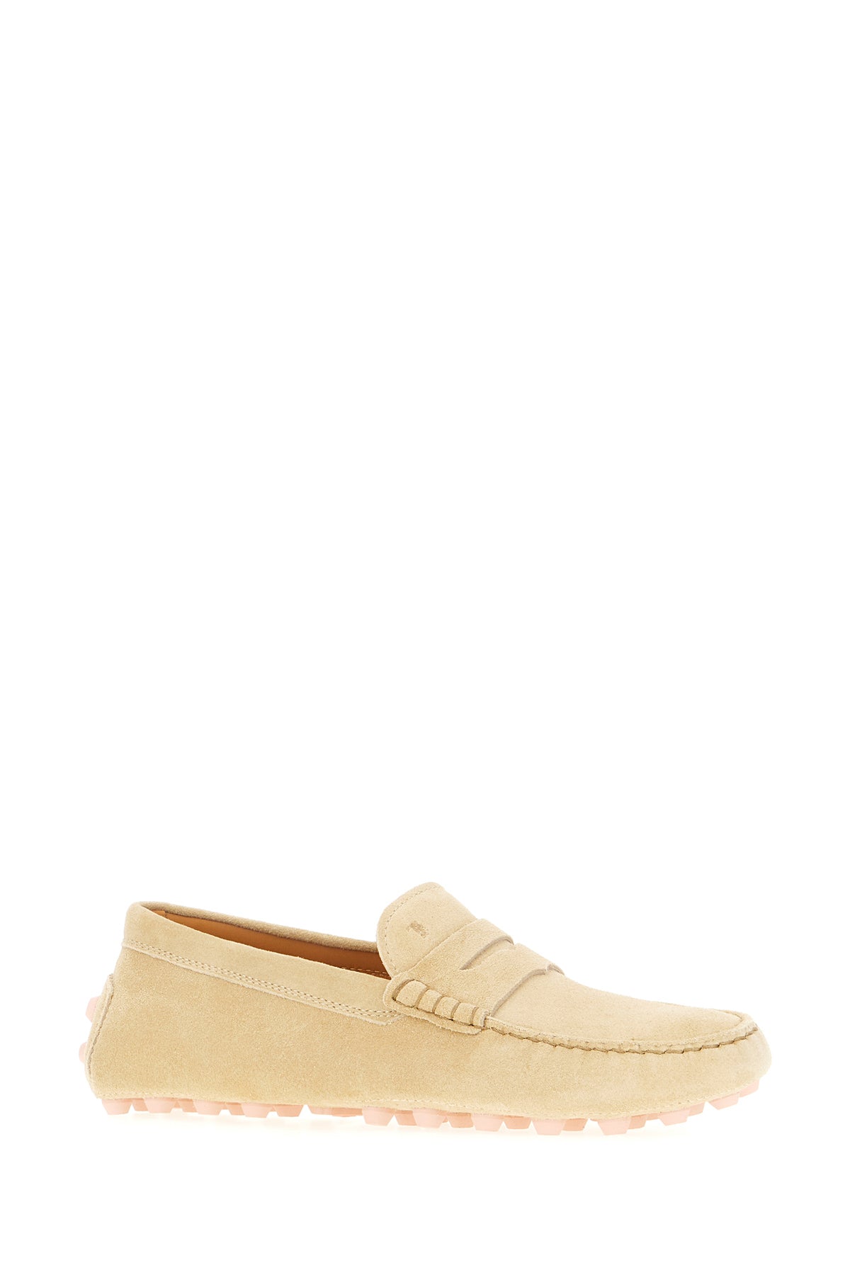 Tod's Mocassini in pelle scamosciata beige, view 2