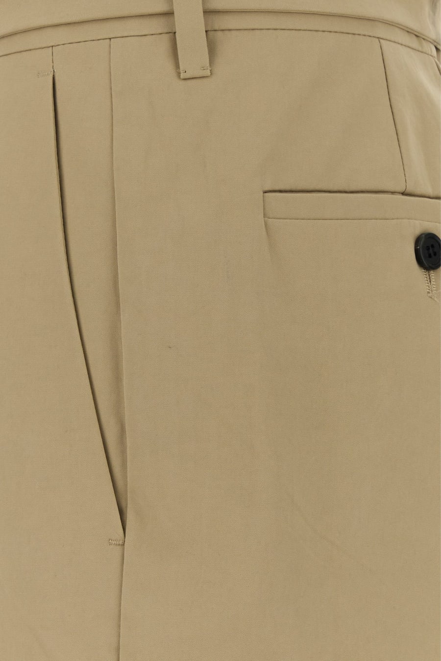 Prada Pantalone in cotone beige, view 3
