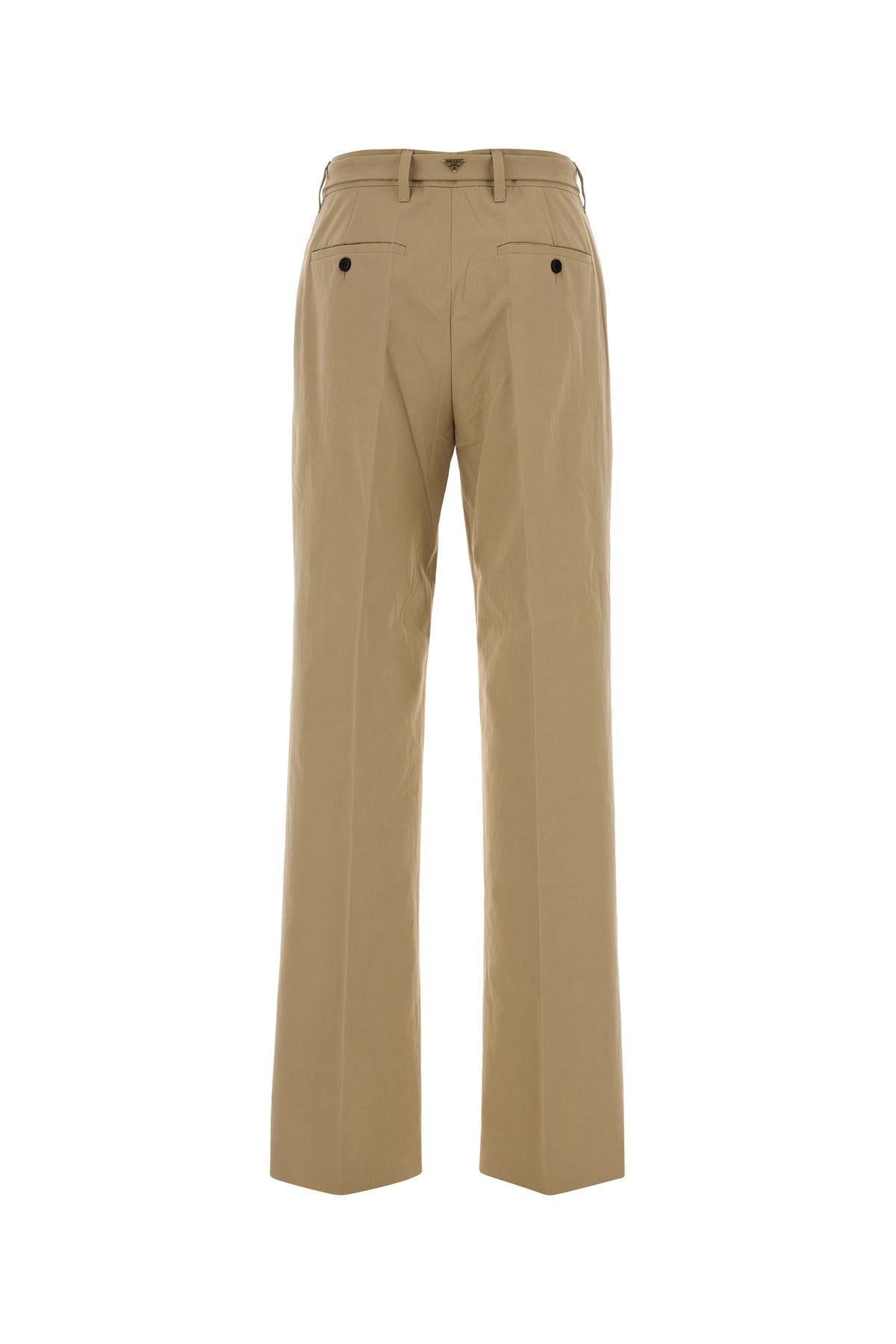 Prada Pantalone in cotone beige, view 2