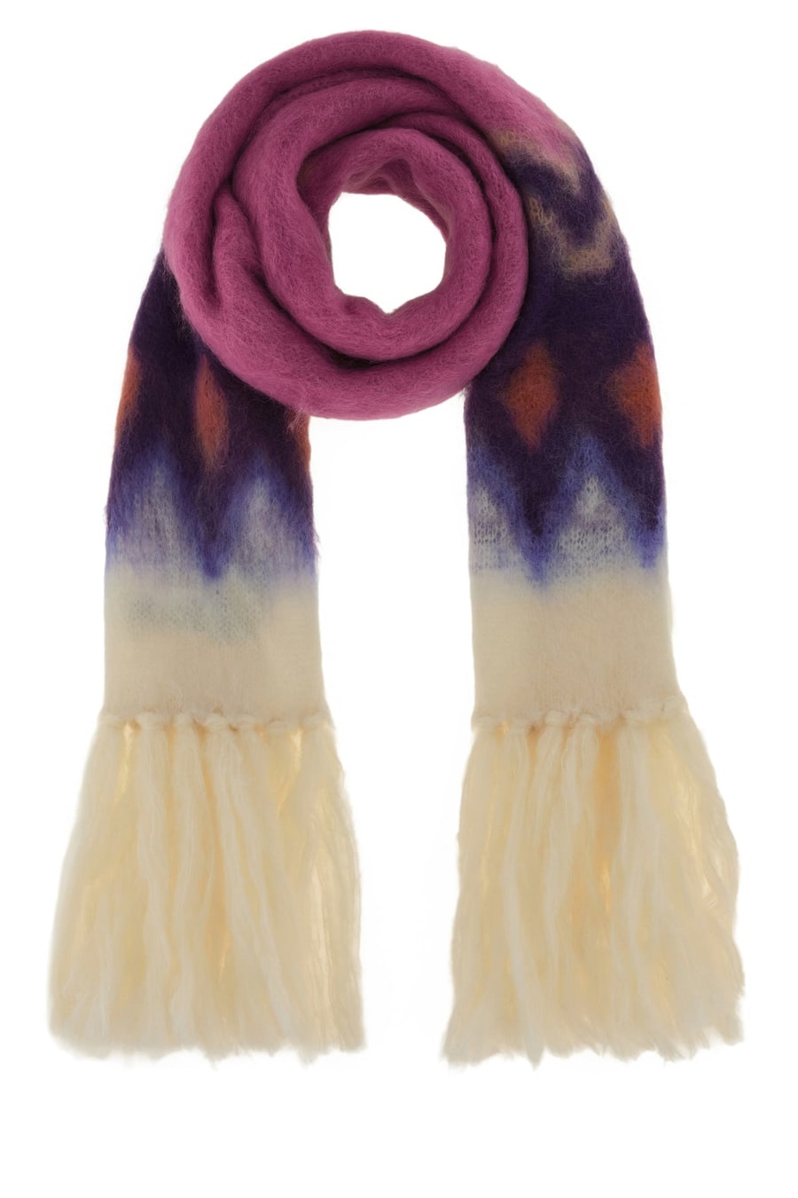 Isabel Marant Sciarpa Amanie in misto lana multicolor