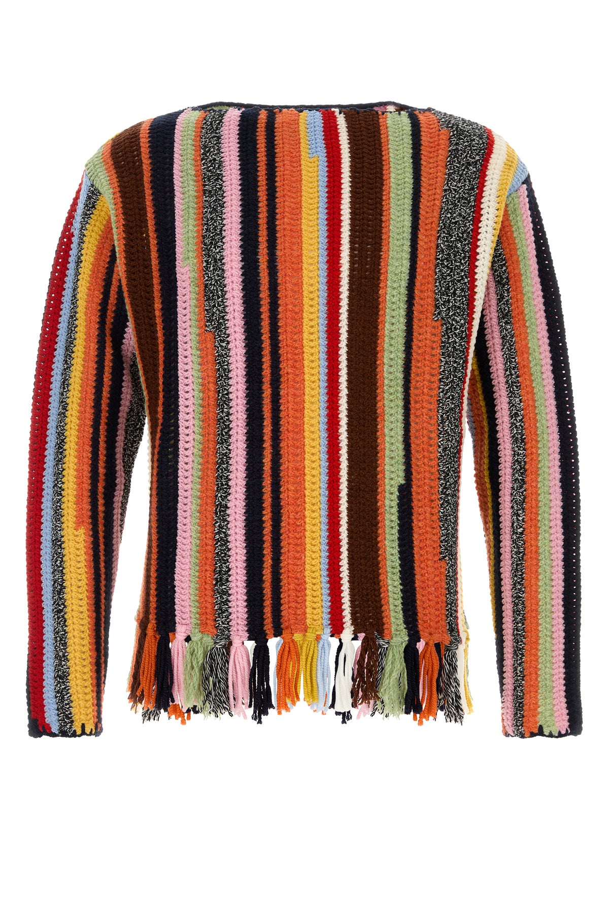 Prada Maglione in crochet multicolor