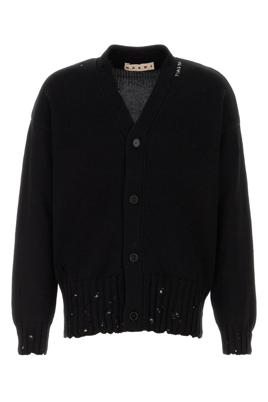 Marni Cardigan in cotone nero