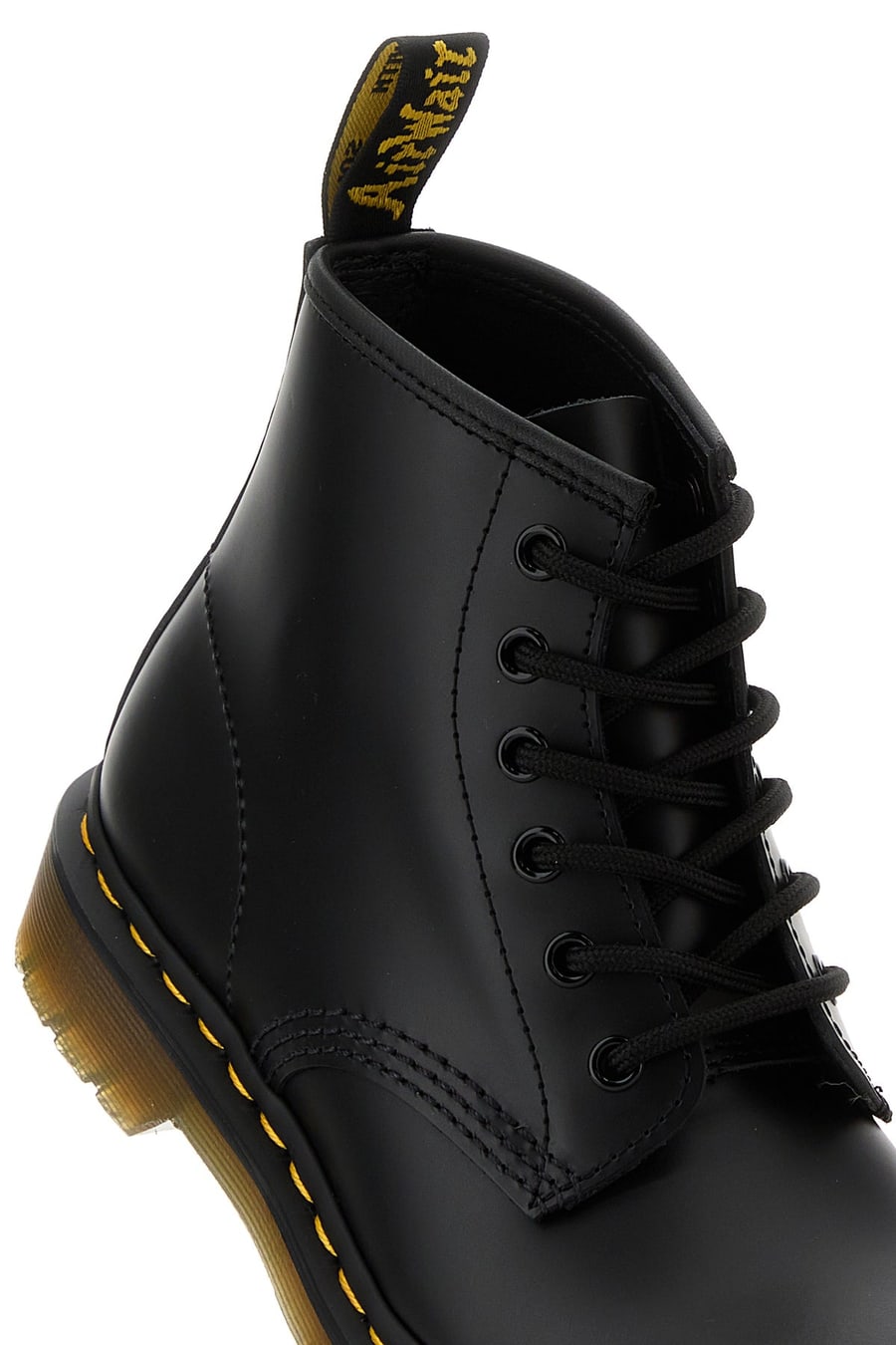 DR MARTENS Stivaletti in pelle nera, view 4