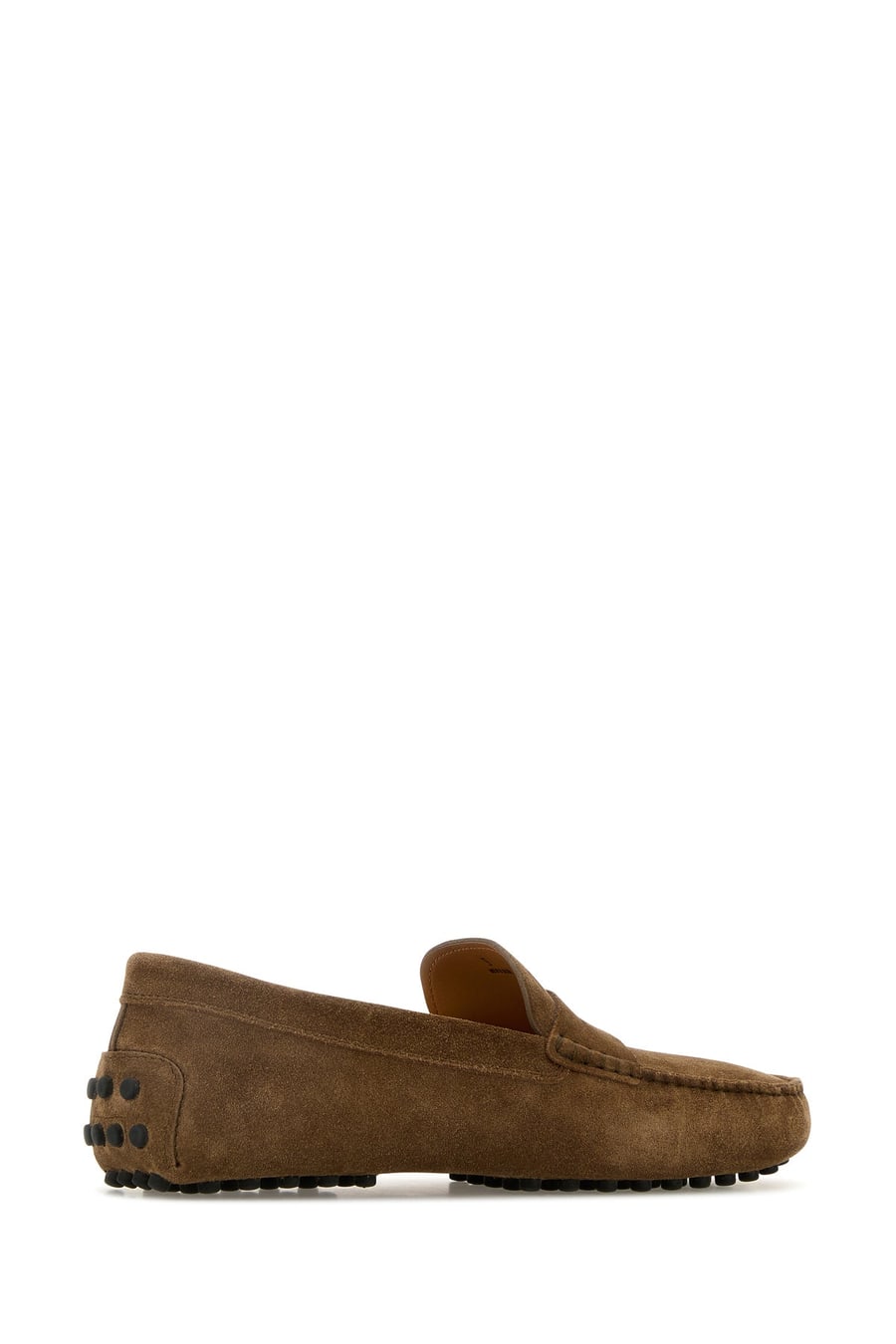 Tod's Mocassini in pelle scamosciata marrone, view 3