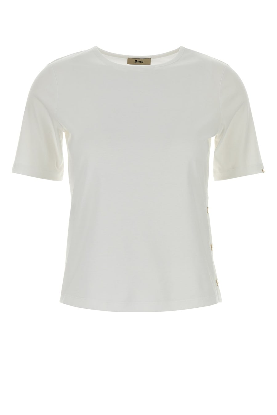 Herno T-shirt in cotone bianco